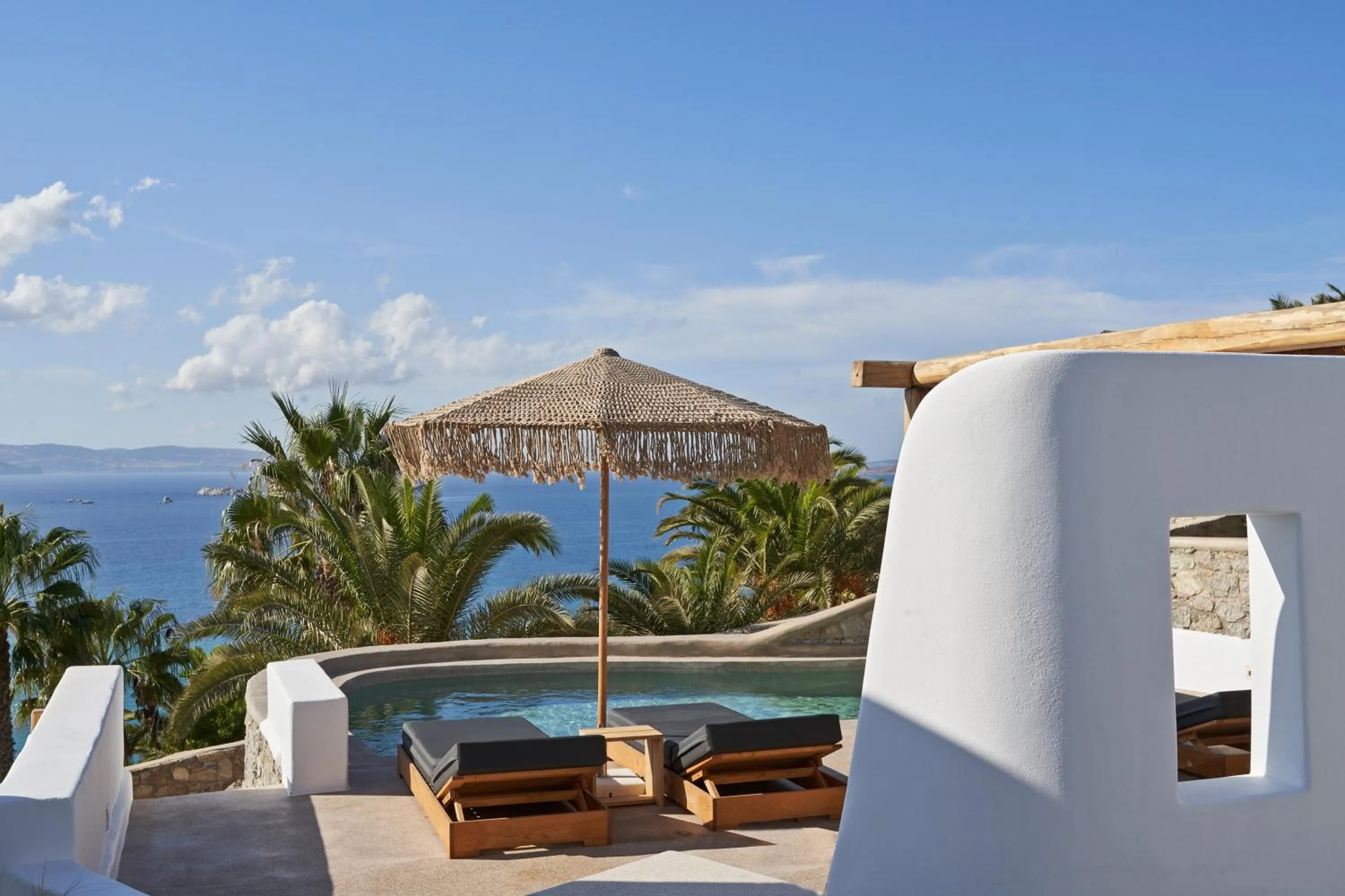 Balcony/Terrace in Hill Club Naxos