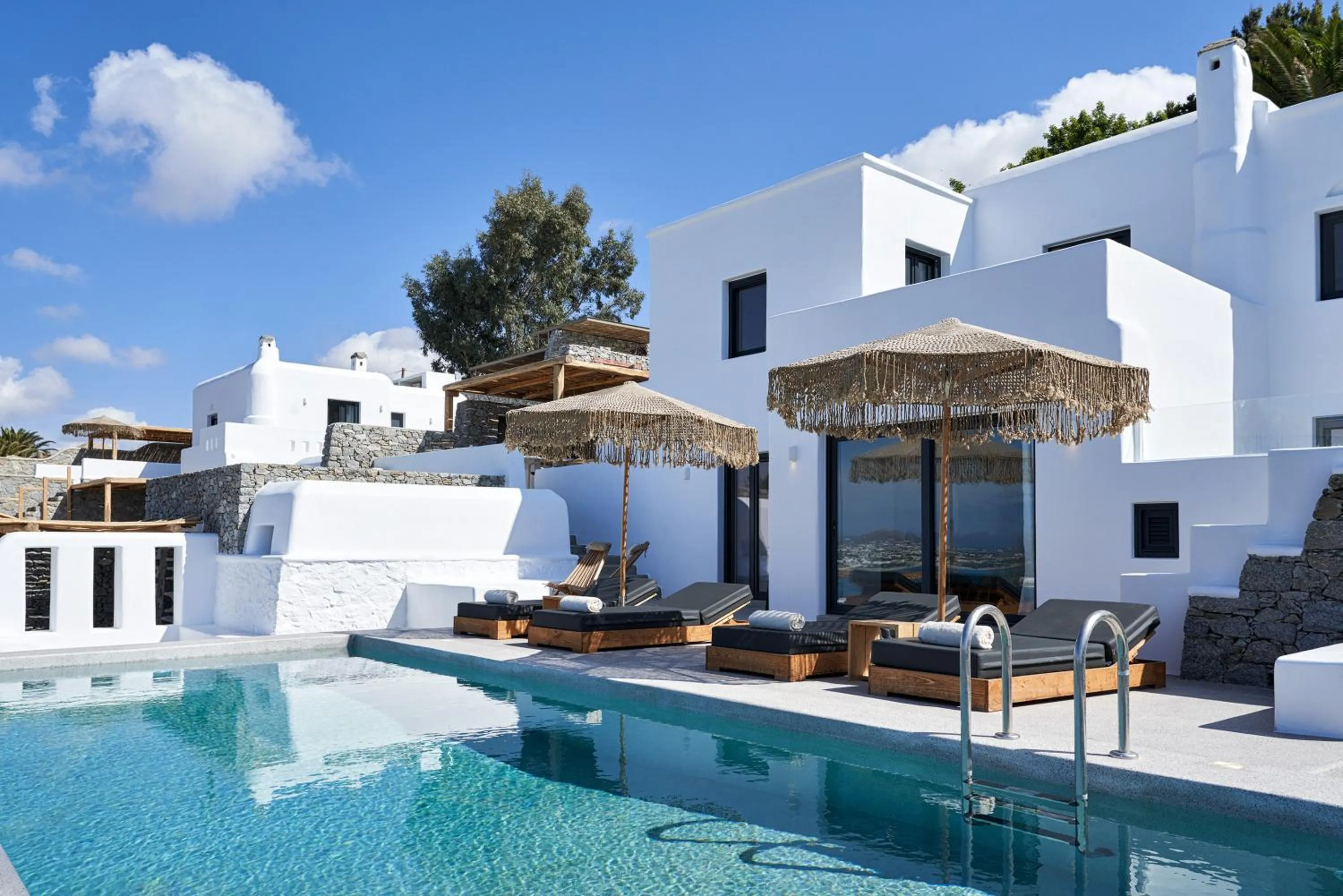 Balcony/Terrace in Hill Club Naxos