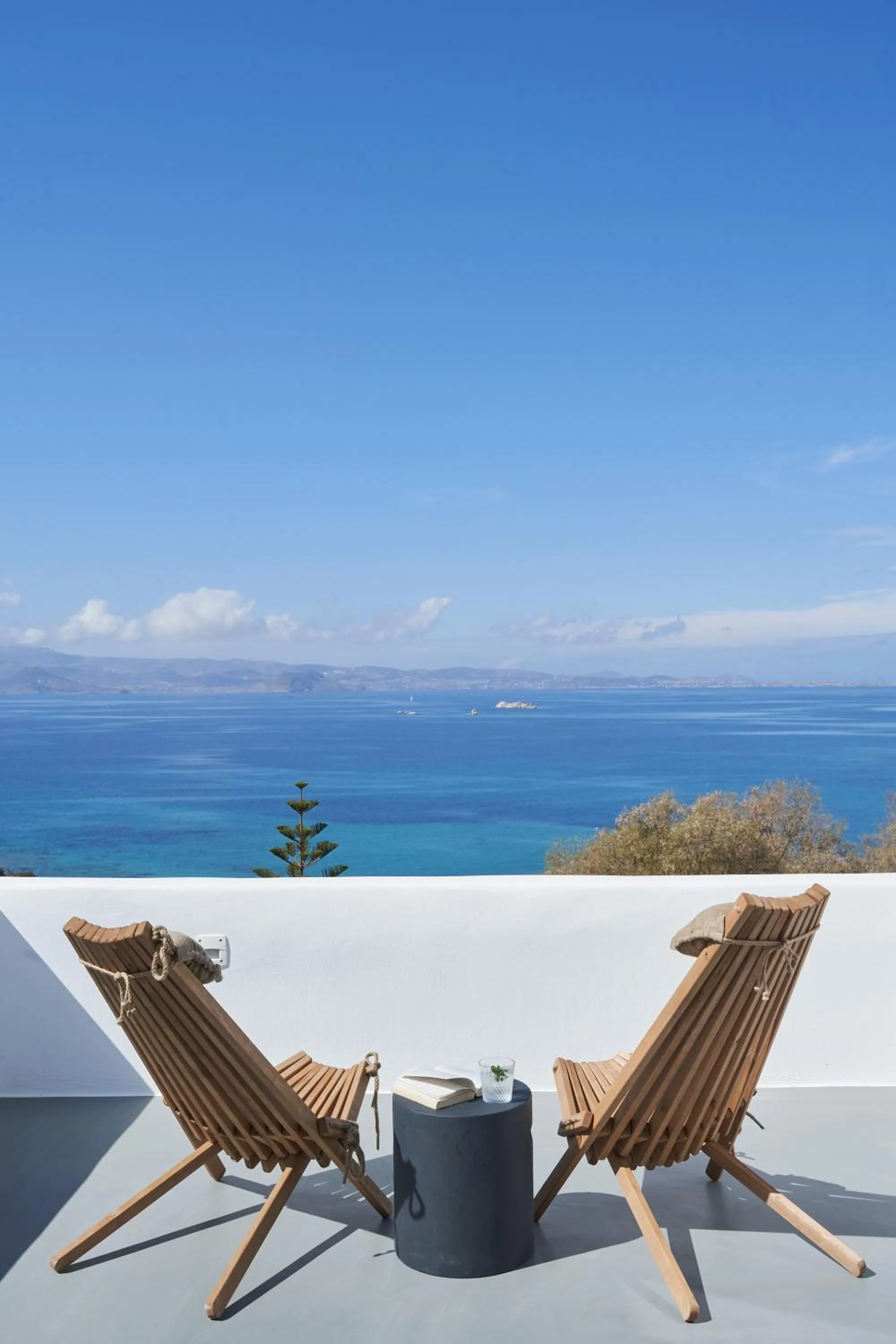 Balcony/Terrace in Hill Club Naxos