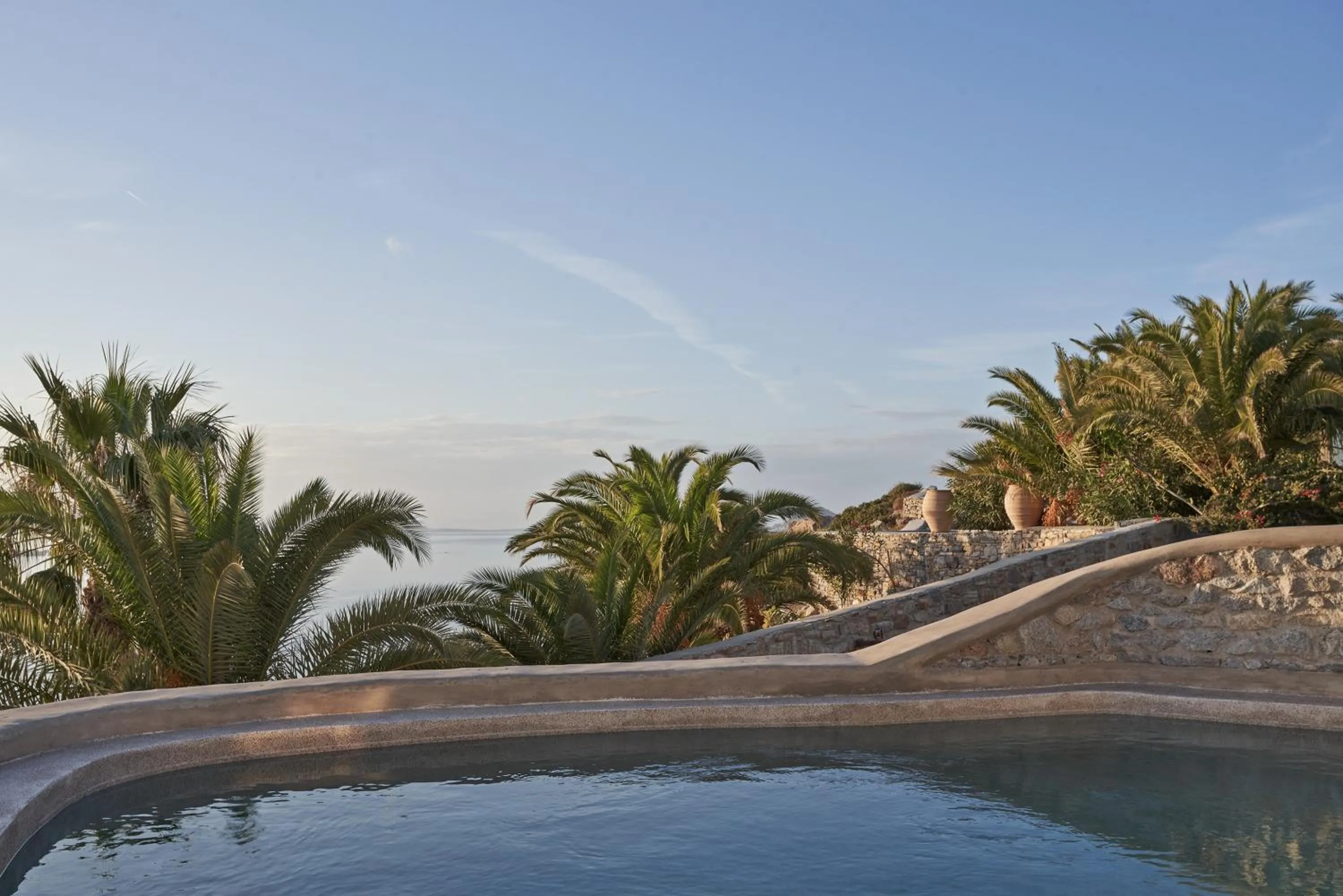 Swimming pool in Hill Club Naxos