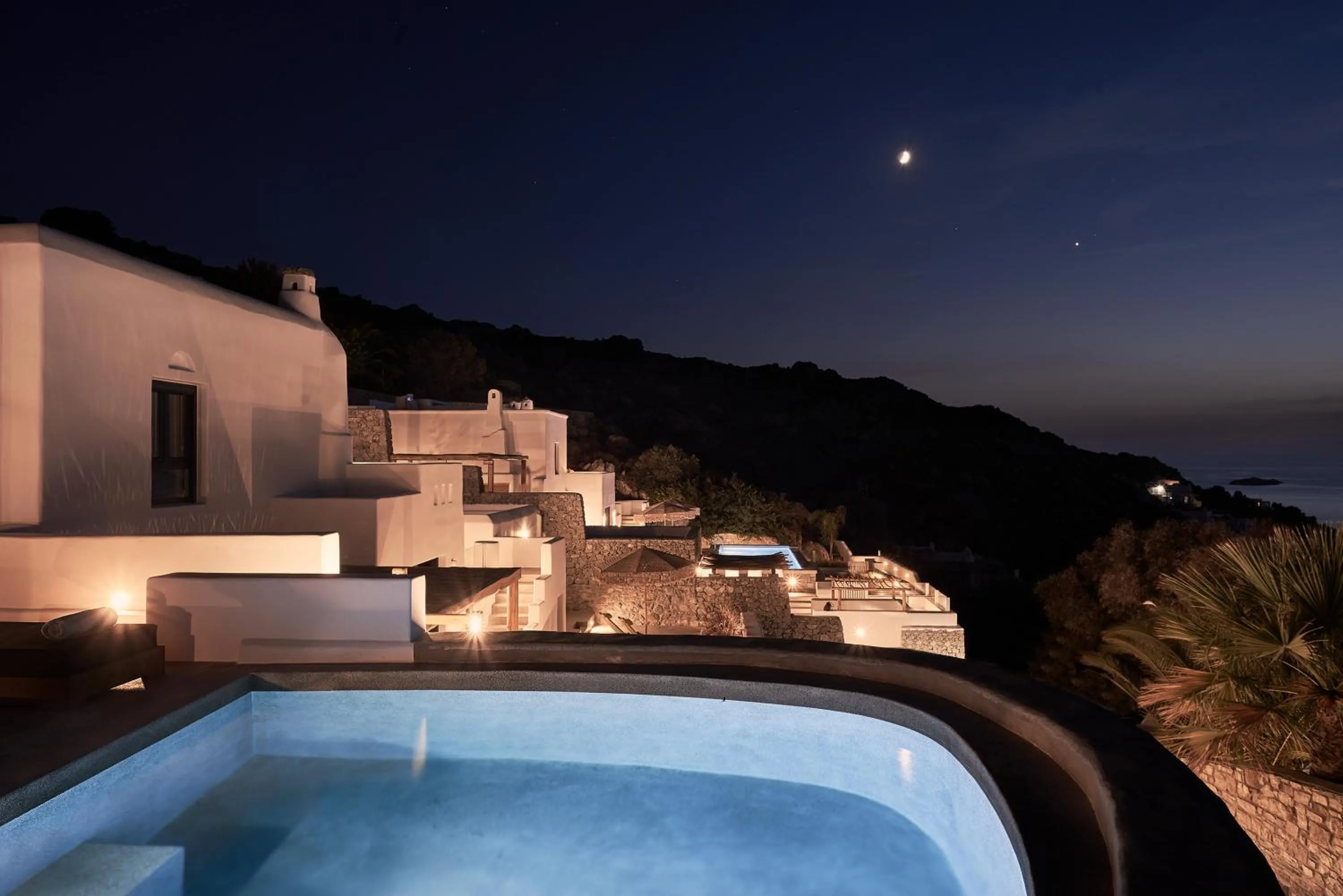 Sea view in Hill Club Naxos