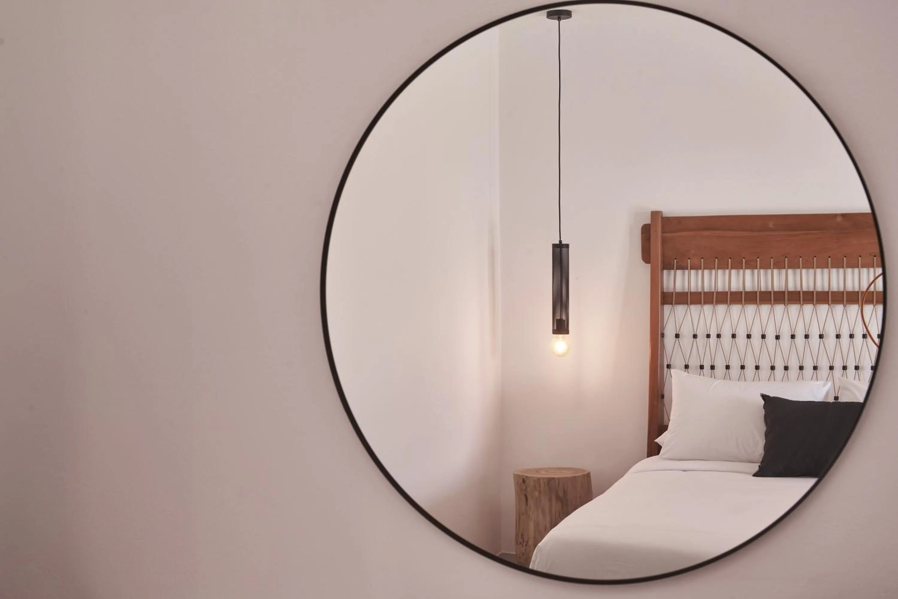 Decorative detail, Bed in Hill Club Naxos