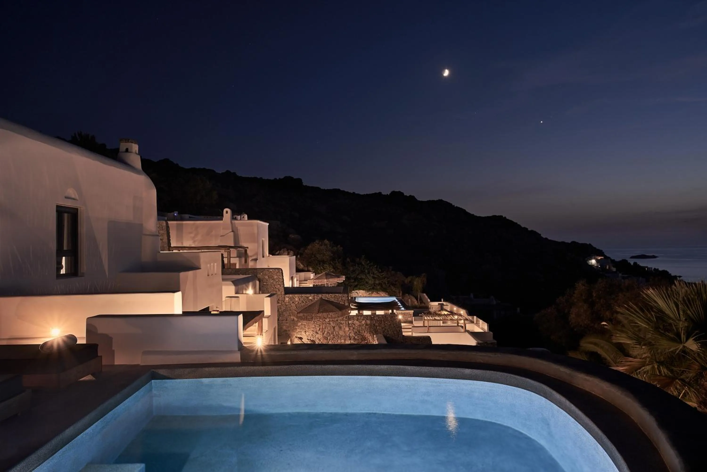 Sea view in Hill Club Naxos