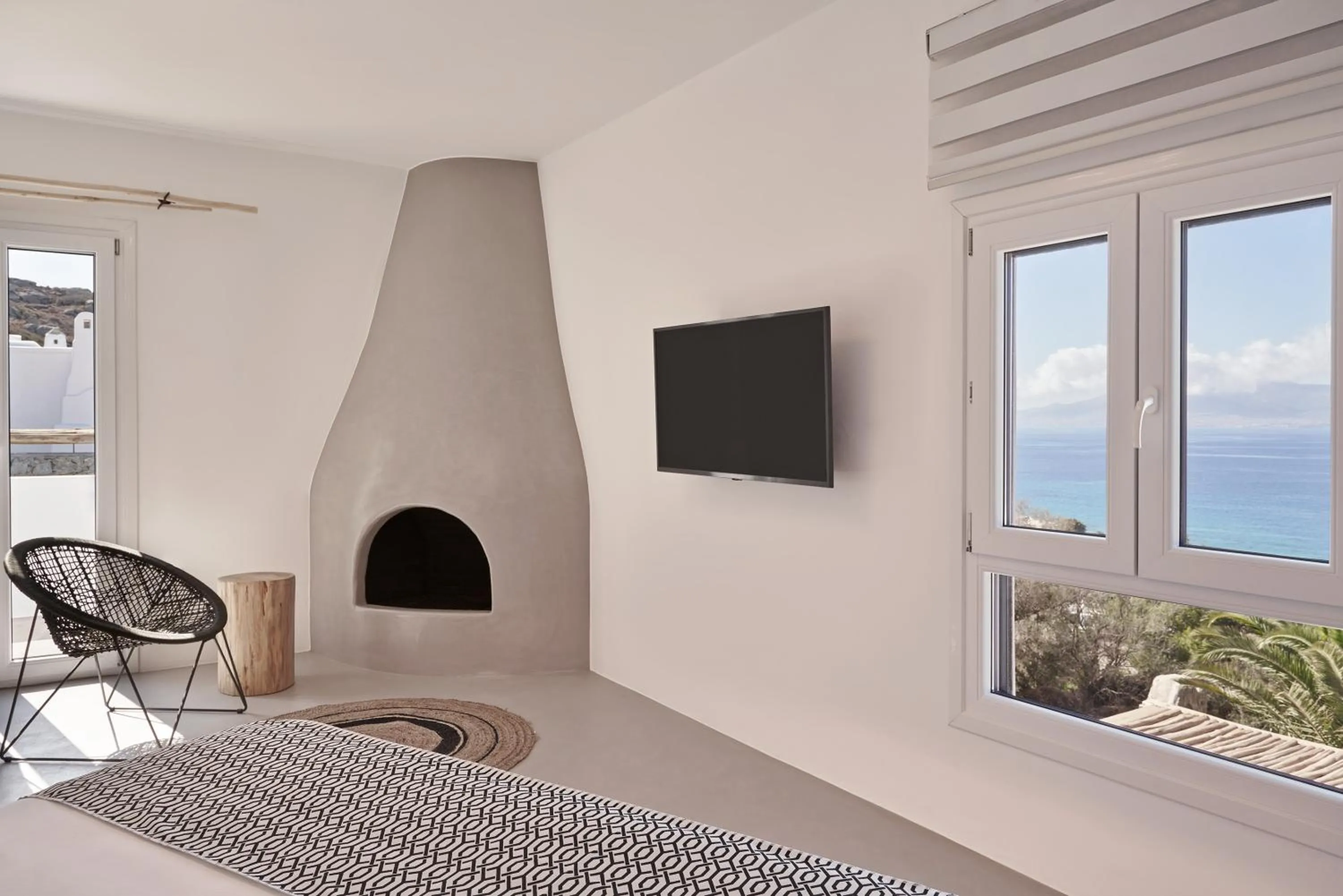 Living room in Hill Club Naxos