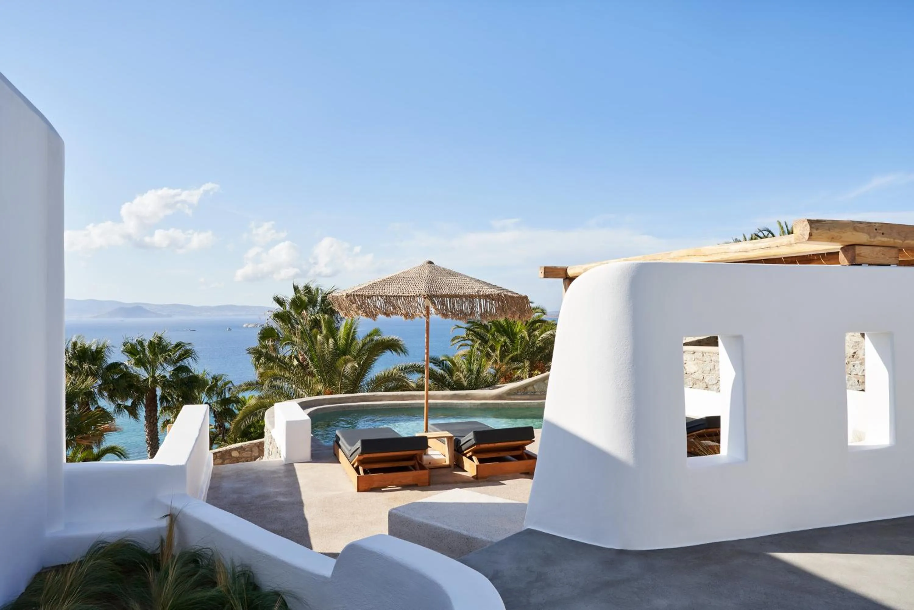 Balcony/Terrace in Hill Club Naxos