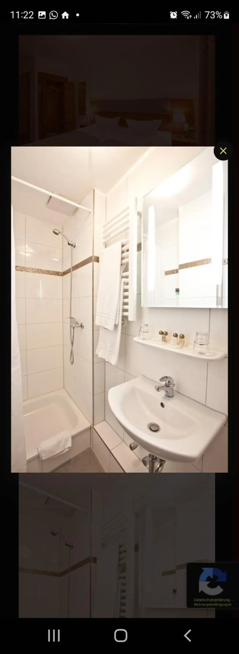 Bathroom in Hotel Frankfurt Messe