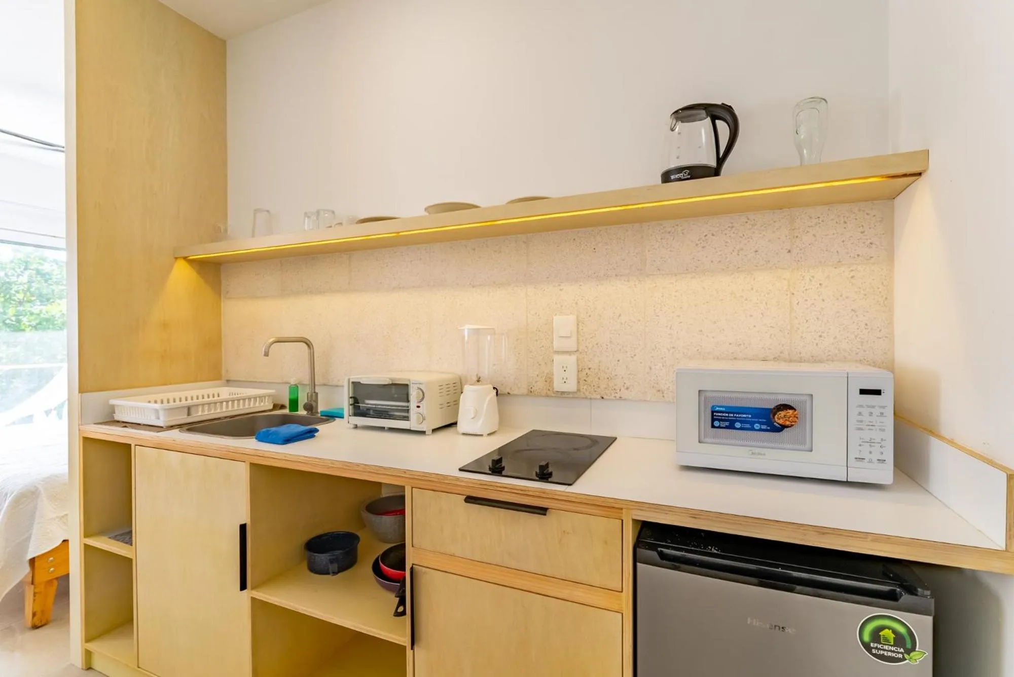 Kitchen or kitchenette in Bed Away Studios