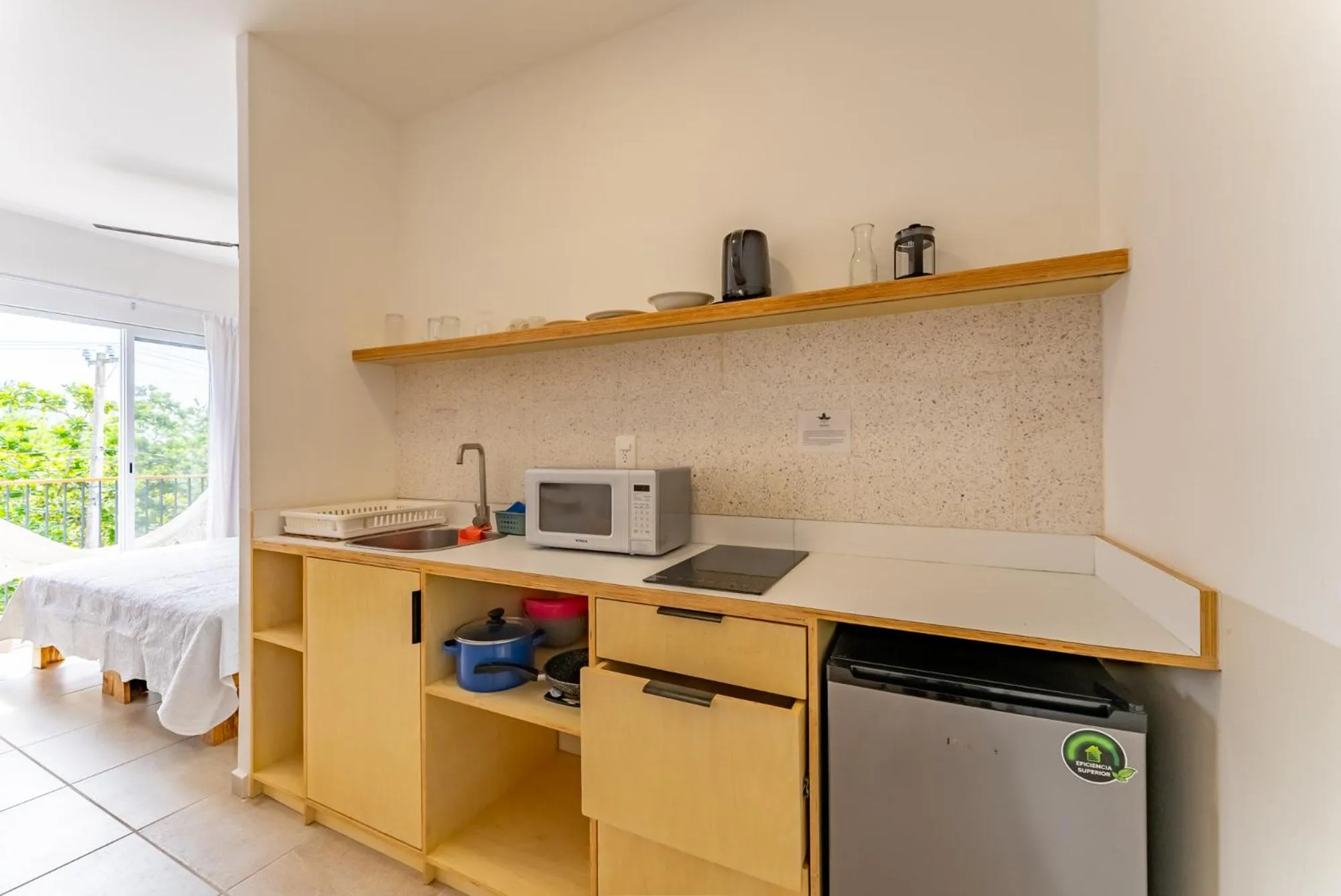 Kitchen or kitchenette in Bed Away Studios