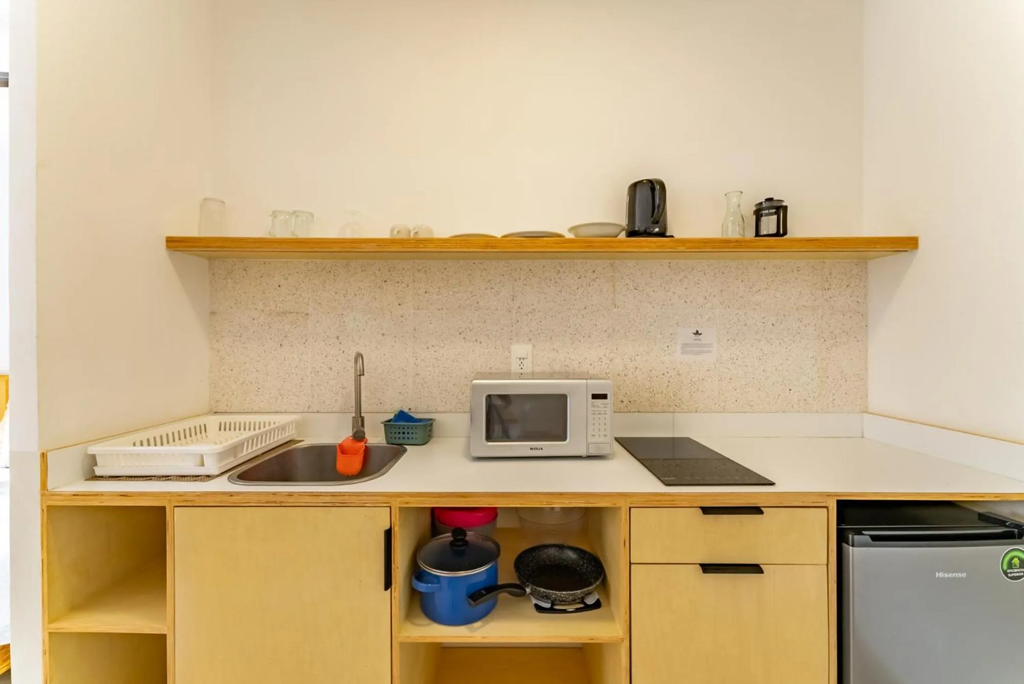 Kitchen or kitchenette in Bed Away Studios