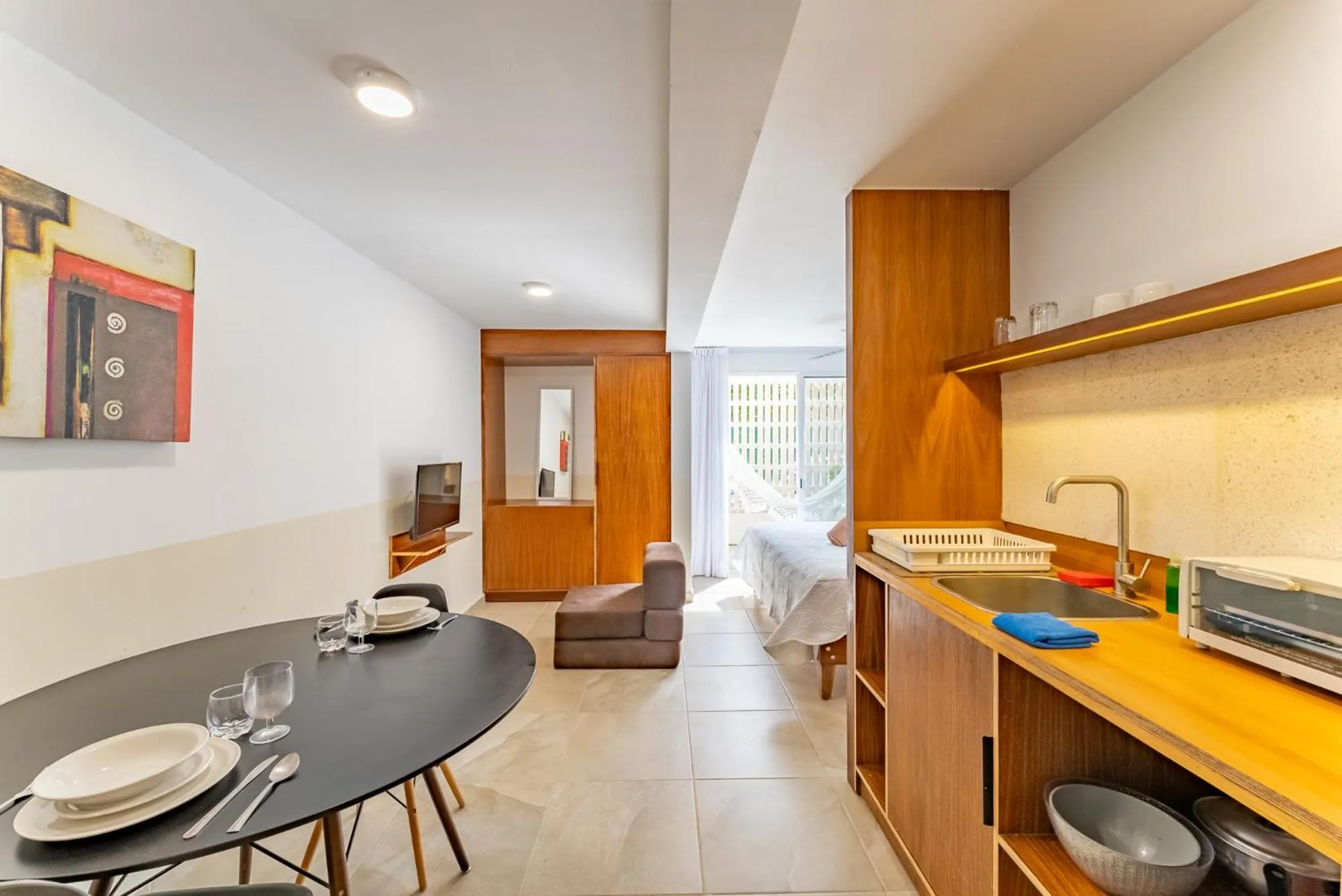 Kitchen or kitchenette in Bed Away Studios