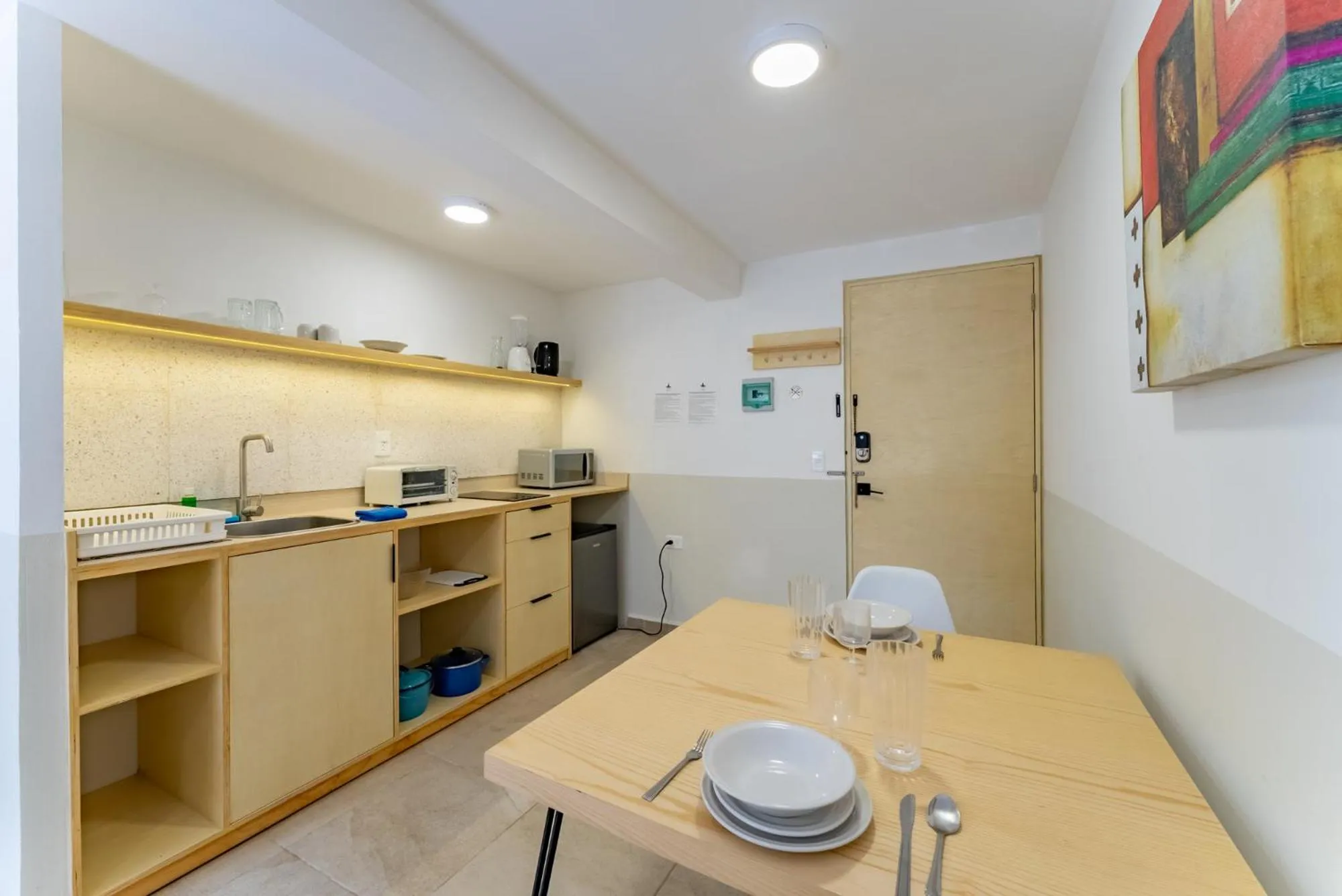 Kitchen or kitchenette in Bed Away Studios