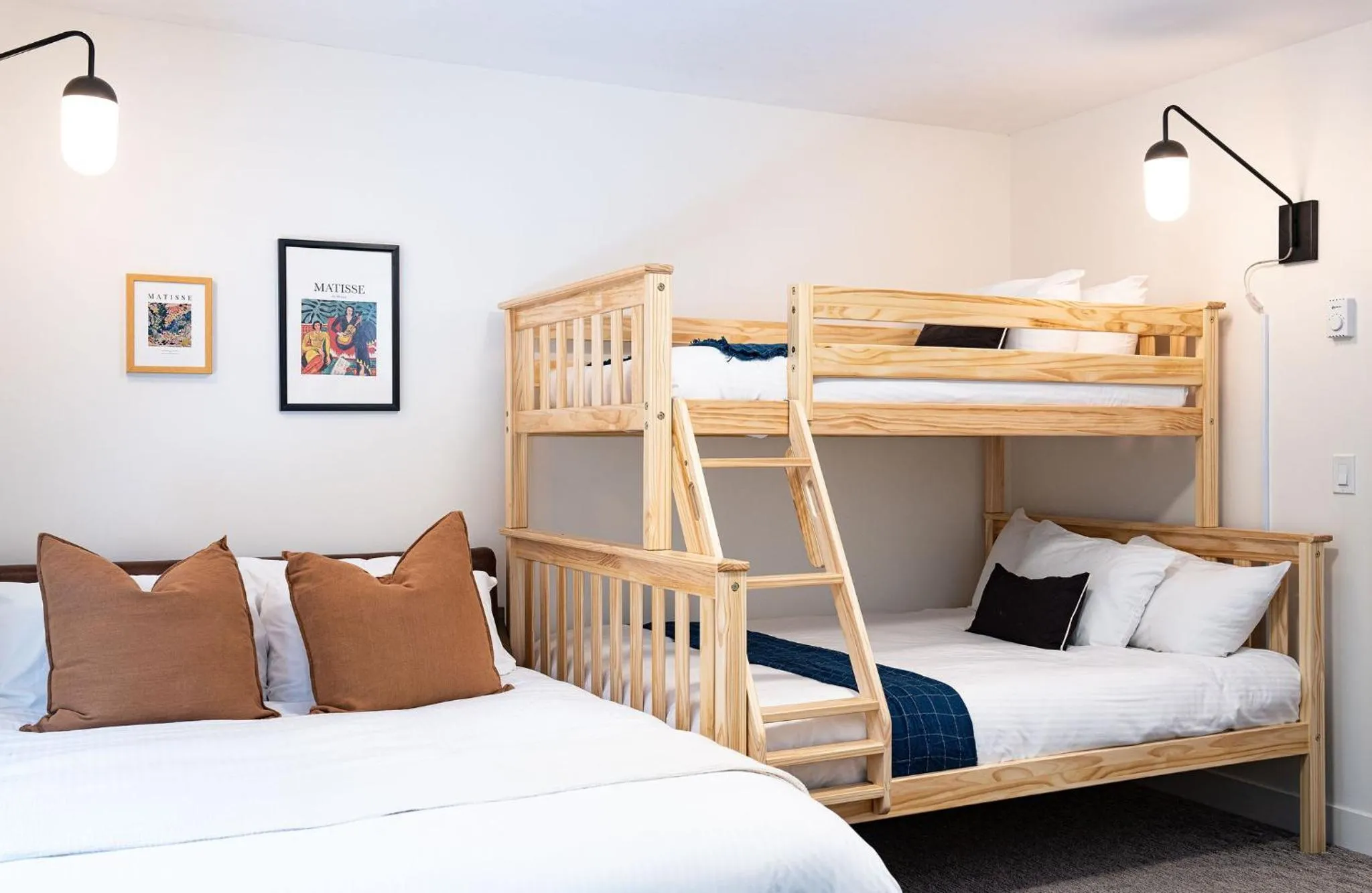 Bed in Revelation Retreat by Revelstoke Vacations