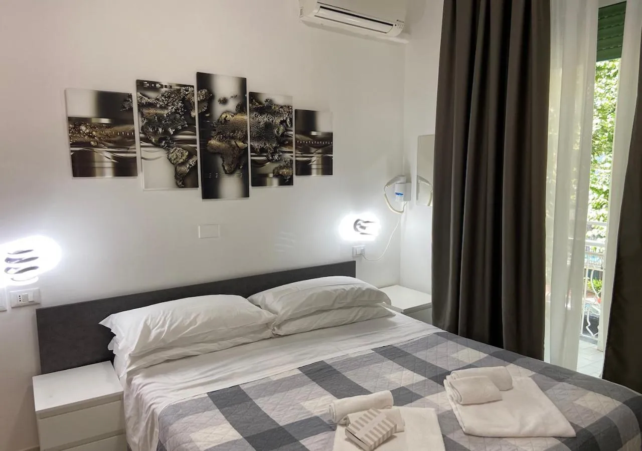 Bedroom, Bed in Hotel Corno d'Oro