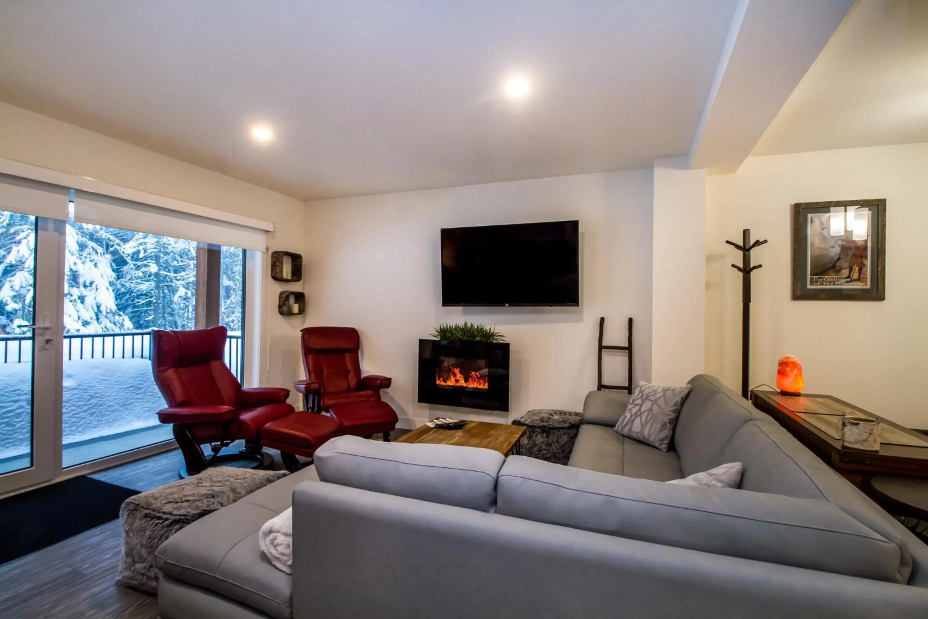Living room in Magog Condo by Revelstoke Vacations