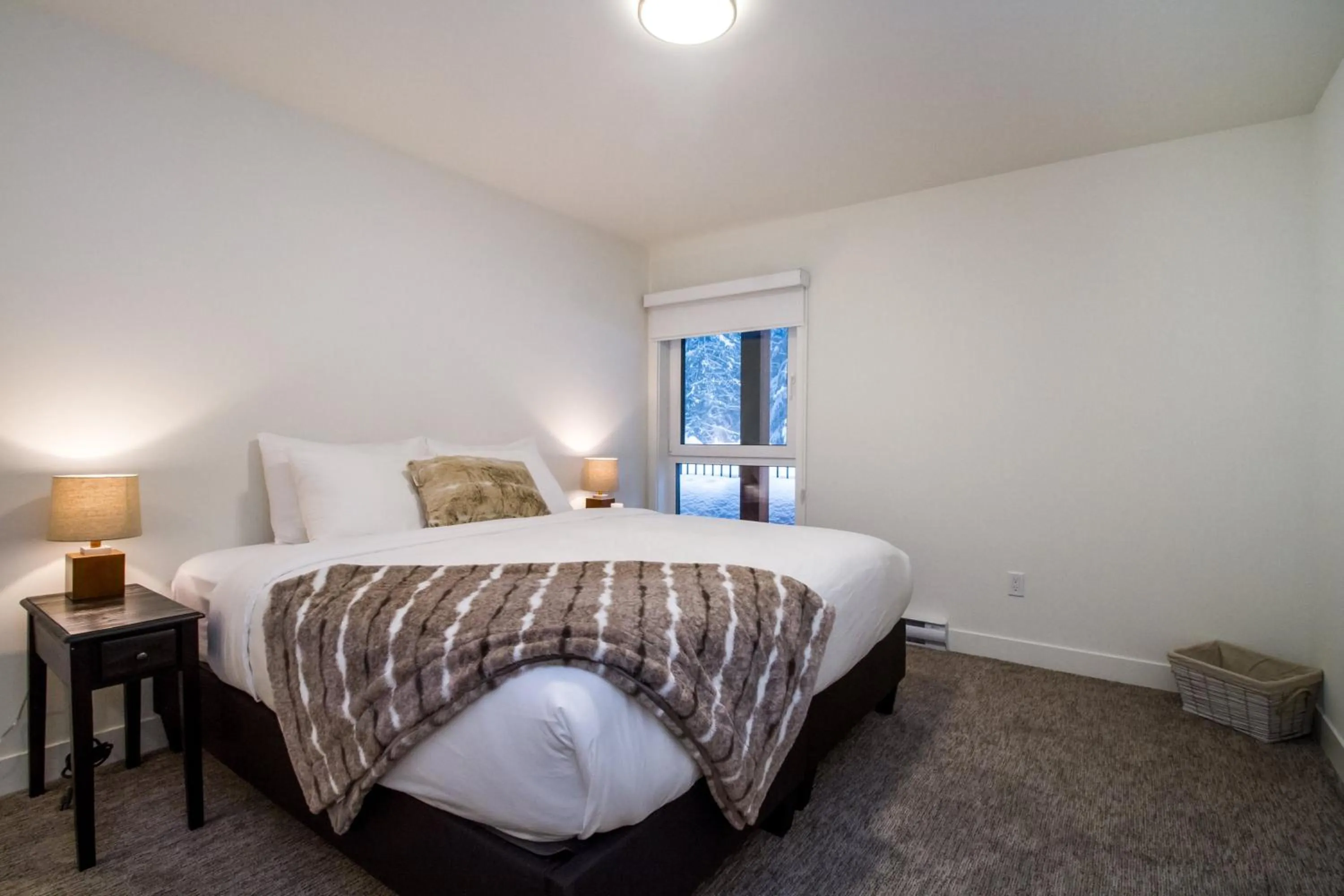 Bedroom, Bed in Magog Condo by Revelstoke Vacations