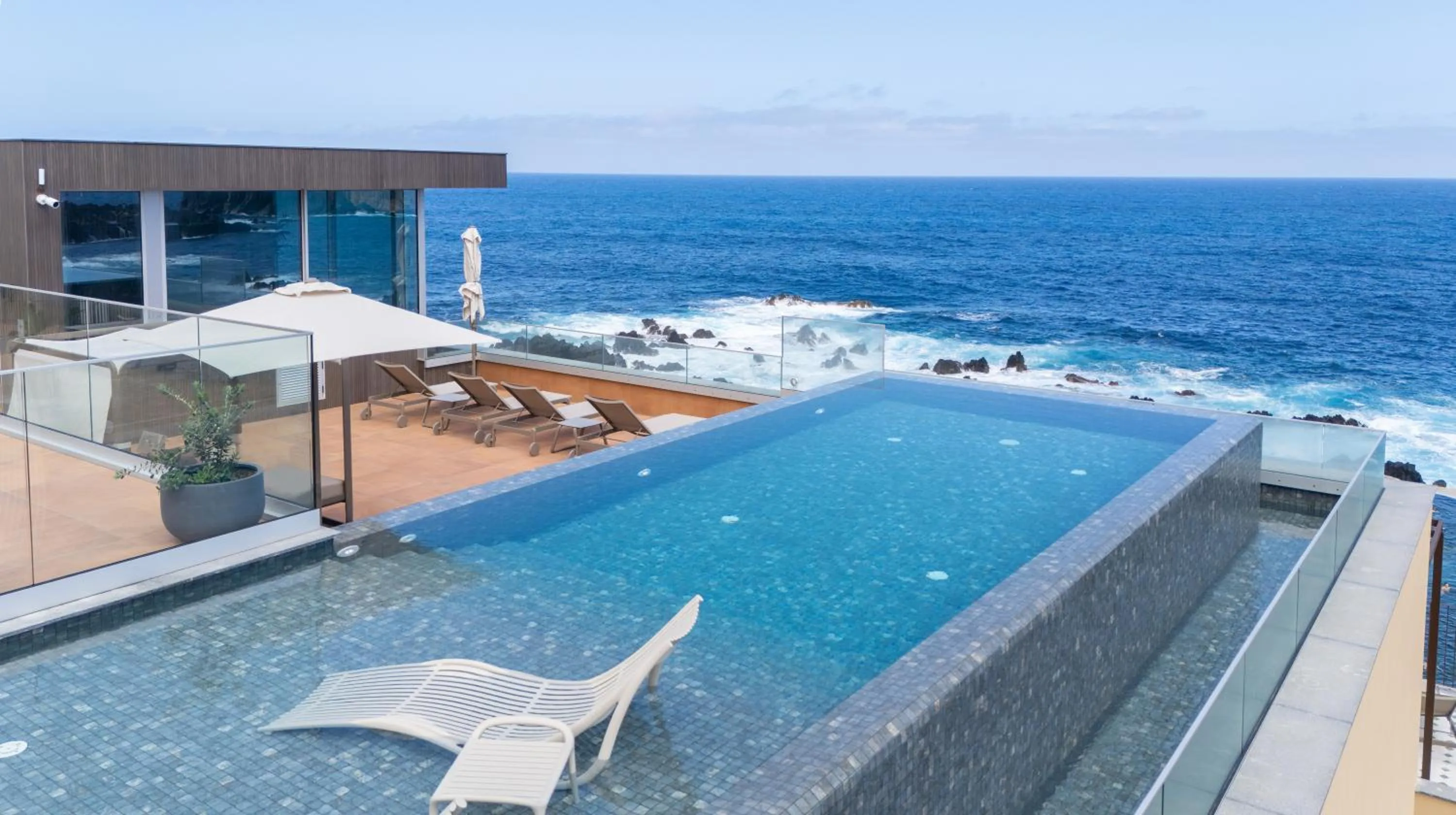Pool view in Aqua Natura Madeira