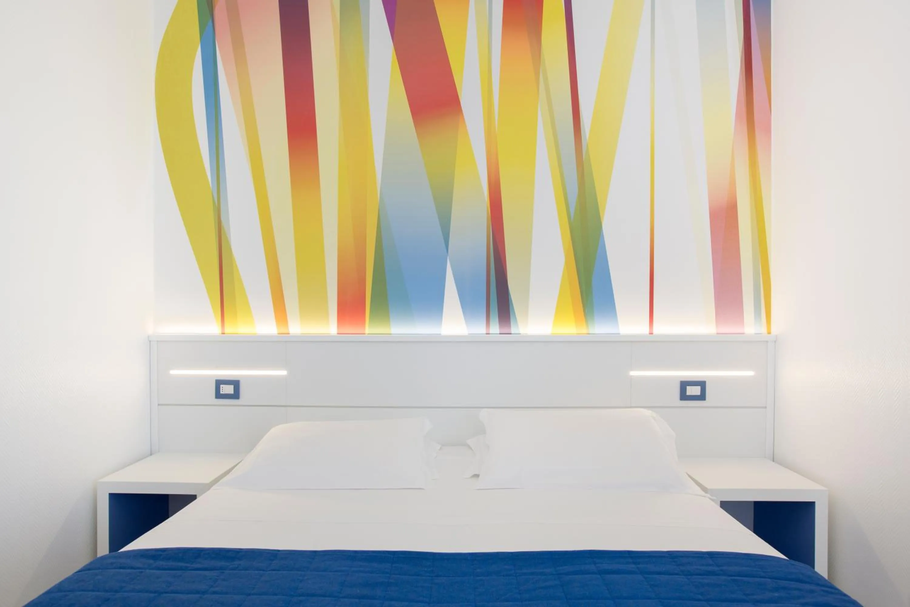 Balcony/Terrace, Bed in Hotel La Meridiana