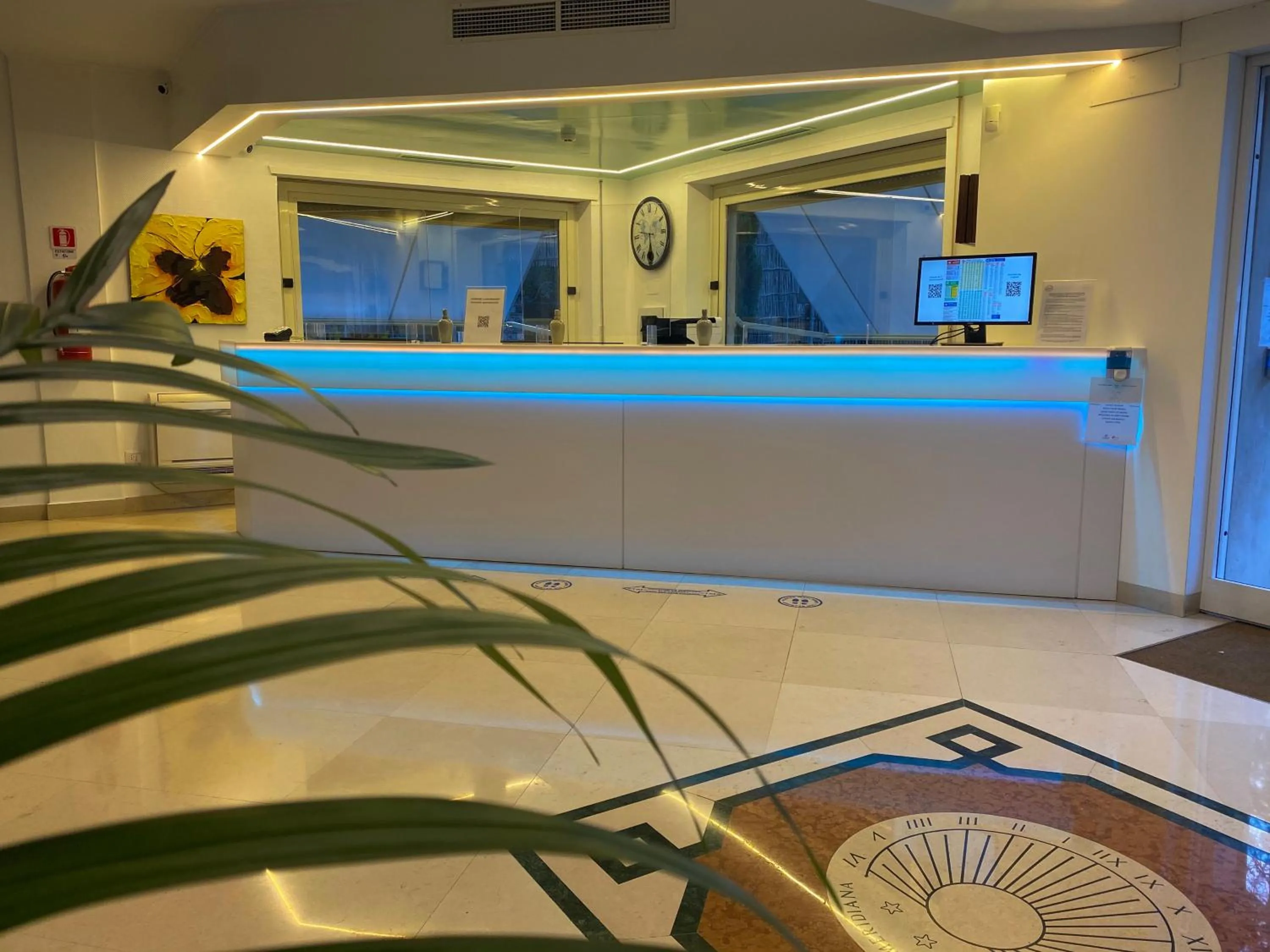 Lobby or reception in Hotel La Meridiana