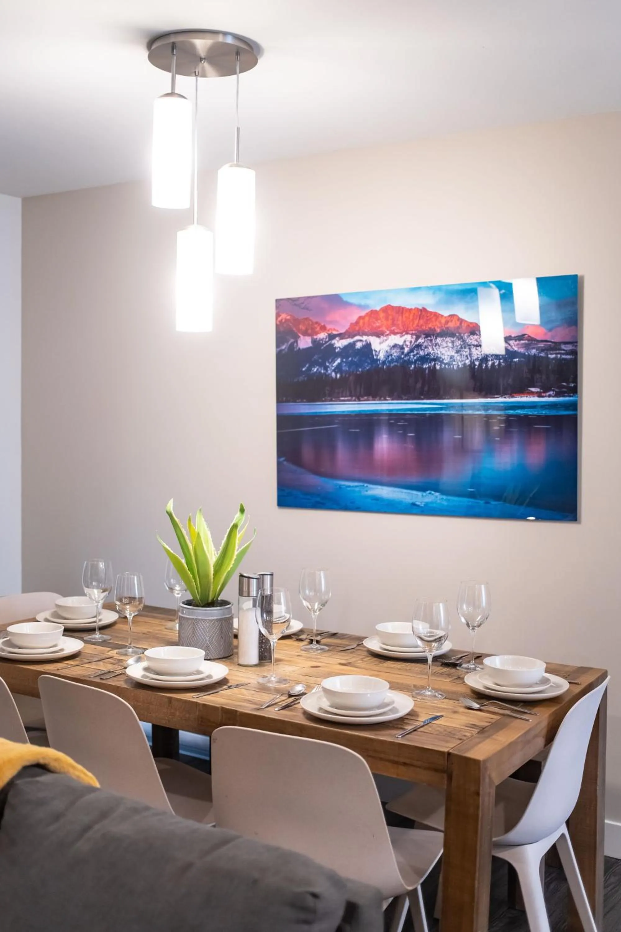 Dining area in Alpine Escape by Revelstoke Vacations