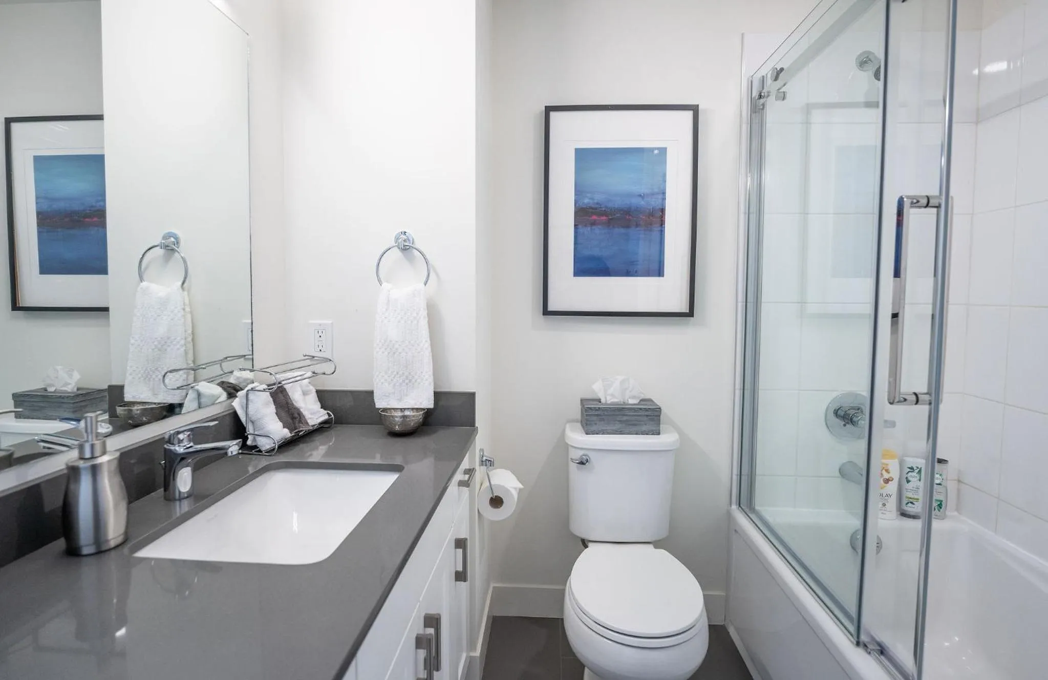Bathroom in Alpine Escape by Revelstoke Vacations