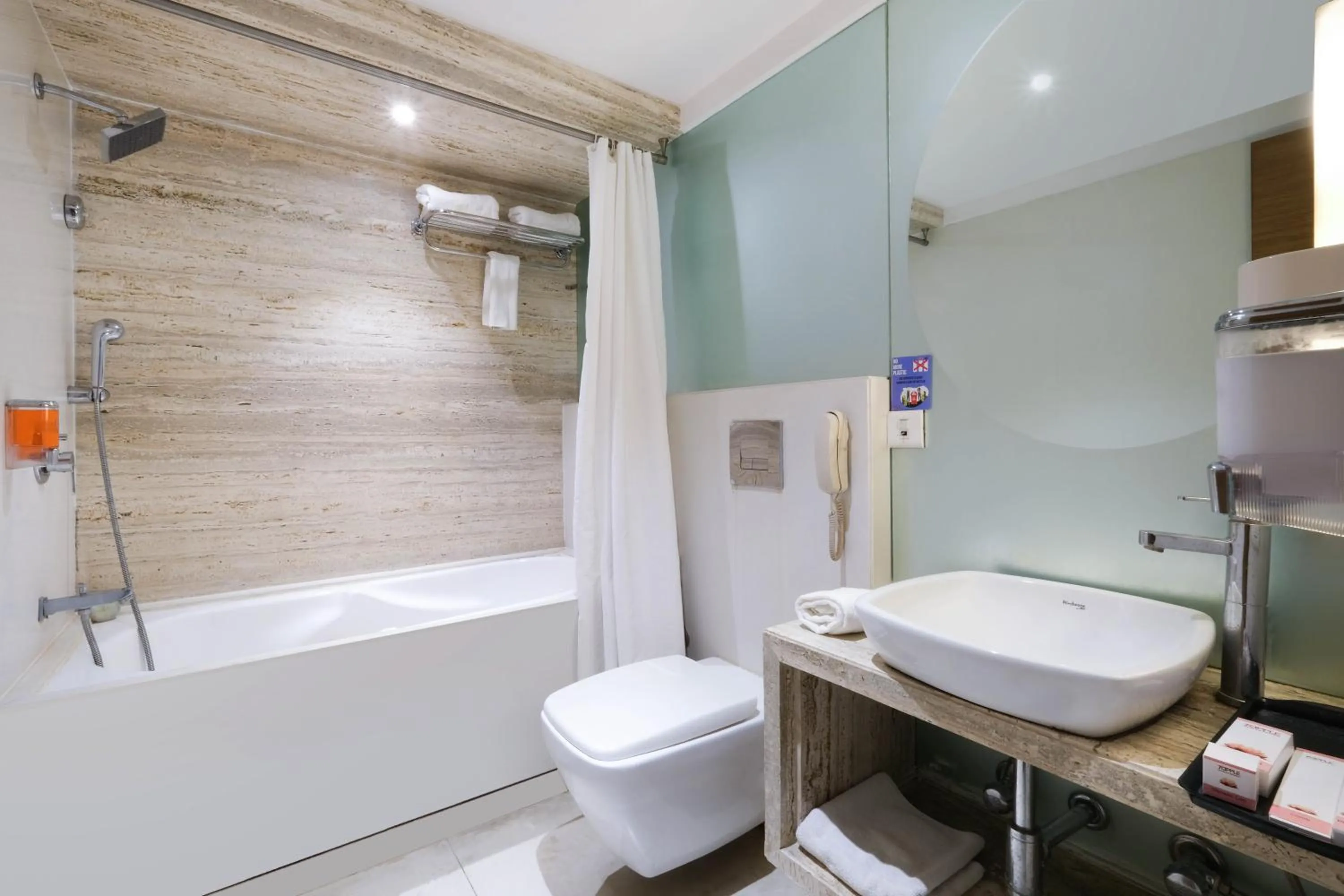 Shower in 7 Apple Hotel Pimpri Pune