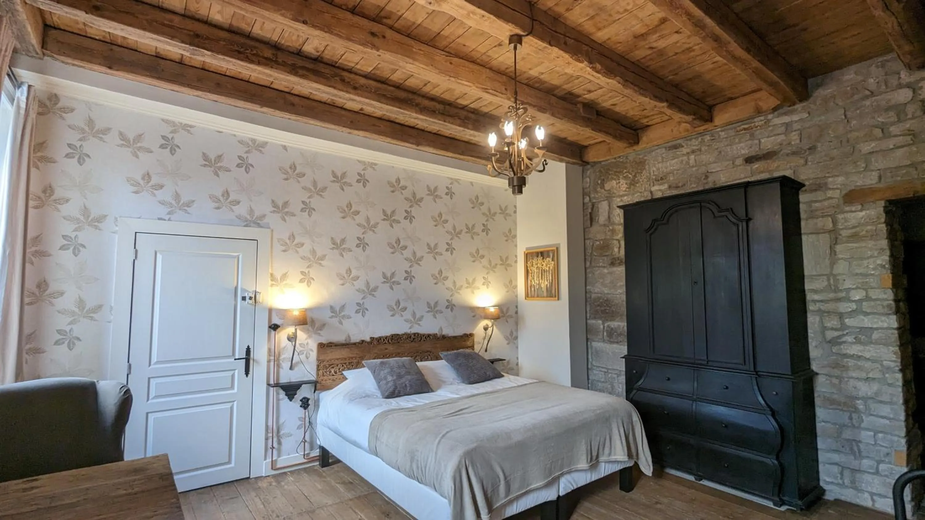 Bed in Manoir La Cerise