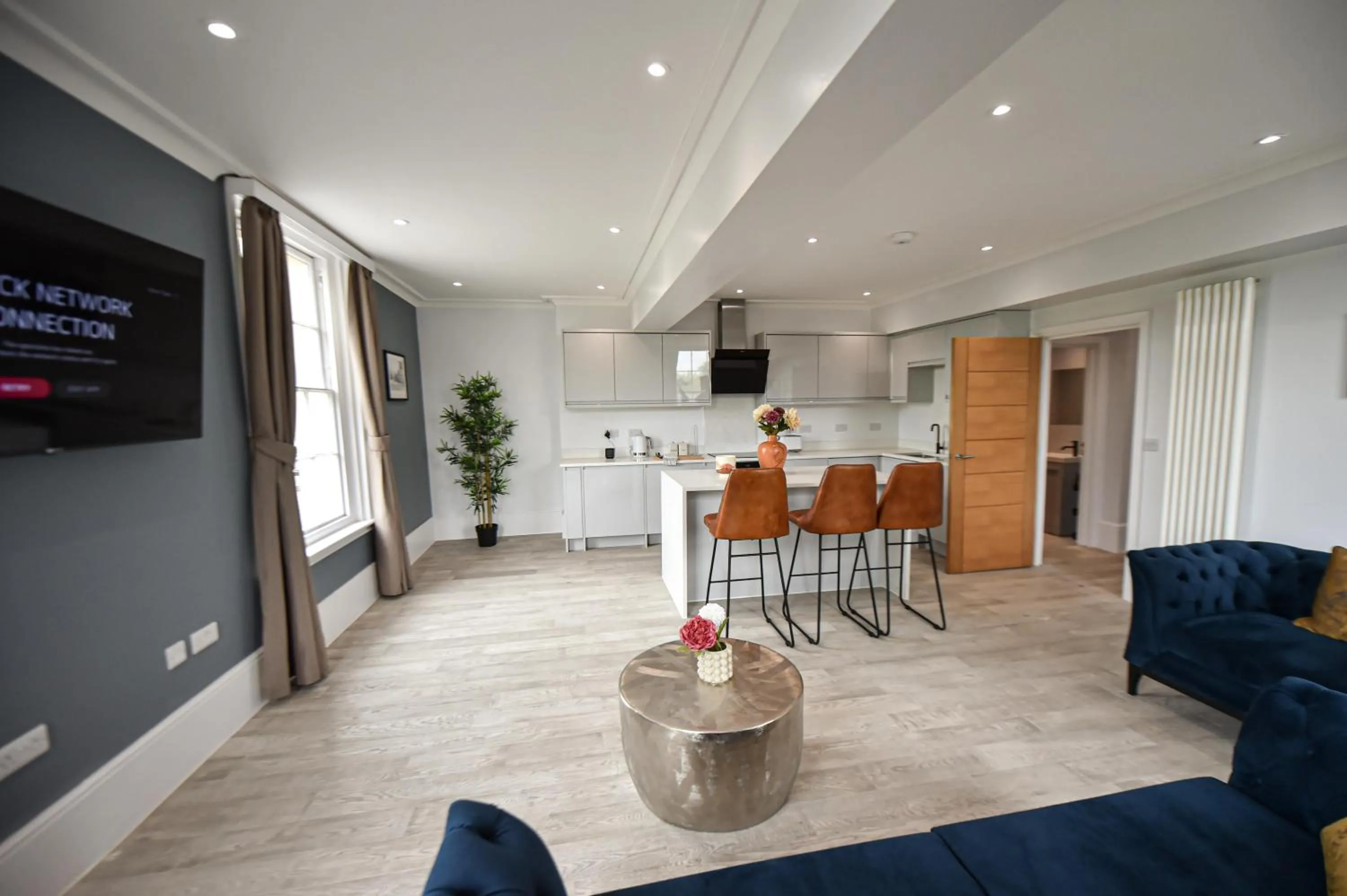 Living room in Victoria Colonnade Aparthotel