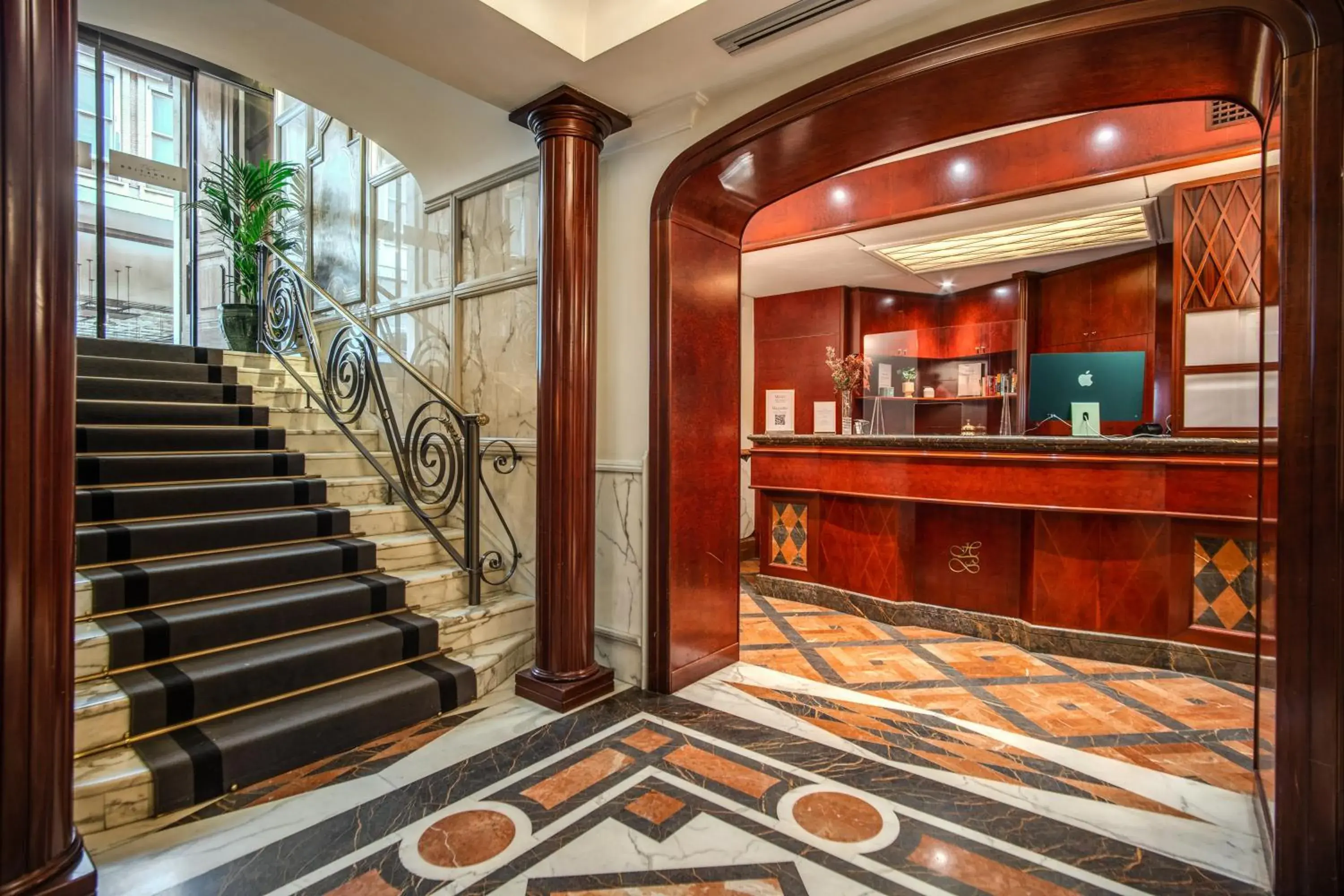 Lobby or reception in The Britannia Hotel Lobby or reception in The Britannia Hotel