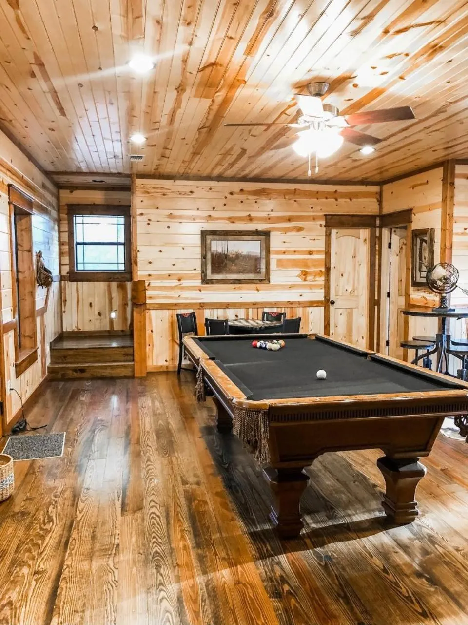 Billiard in Stone Mountain Lodge 5000sqft 6 Bed Game Room Pool Table Hot Tub