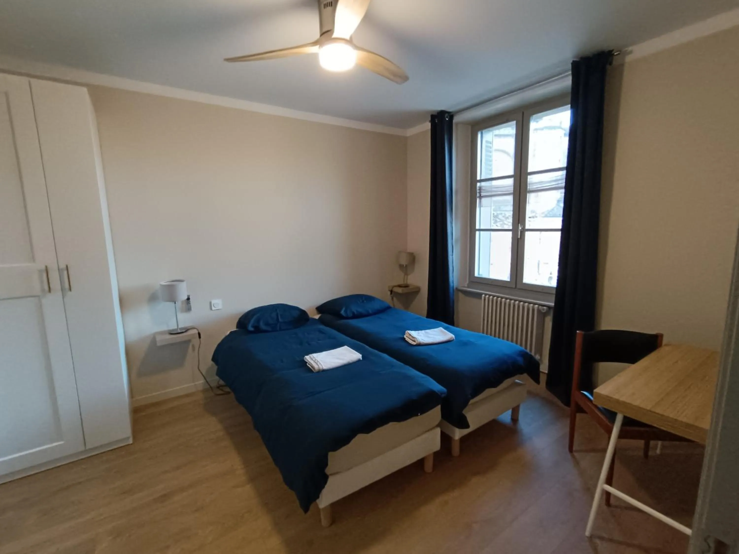 Bedroom, Bed in Gîte d'étape et de groupe du Clos Saint Roch