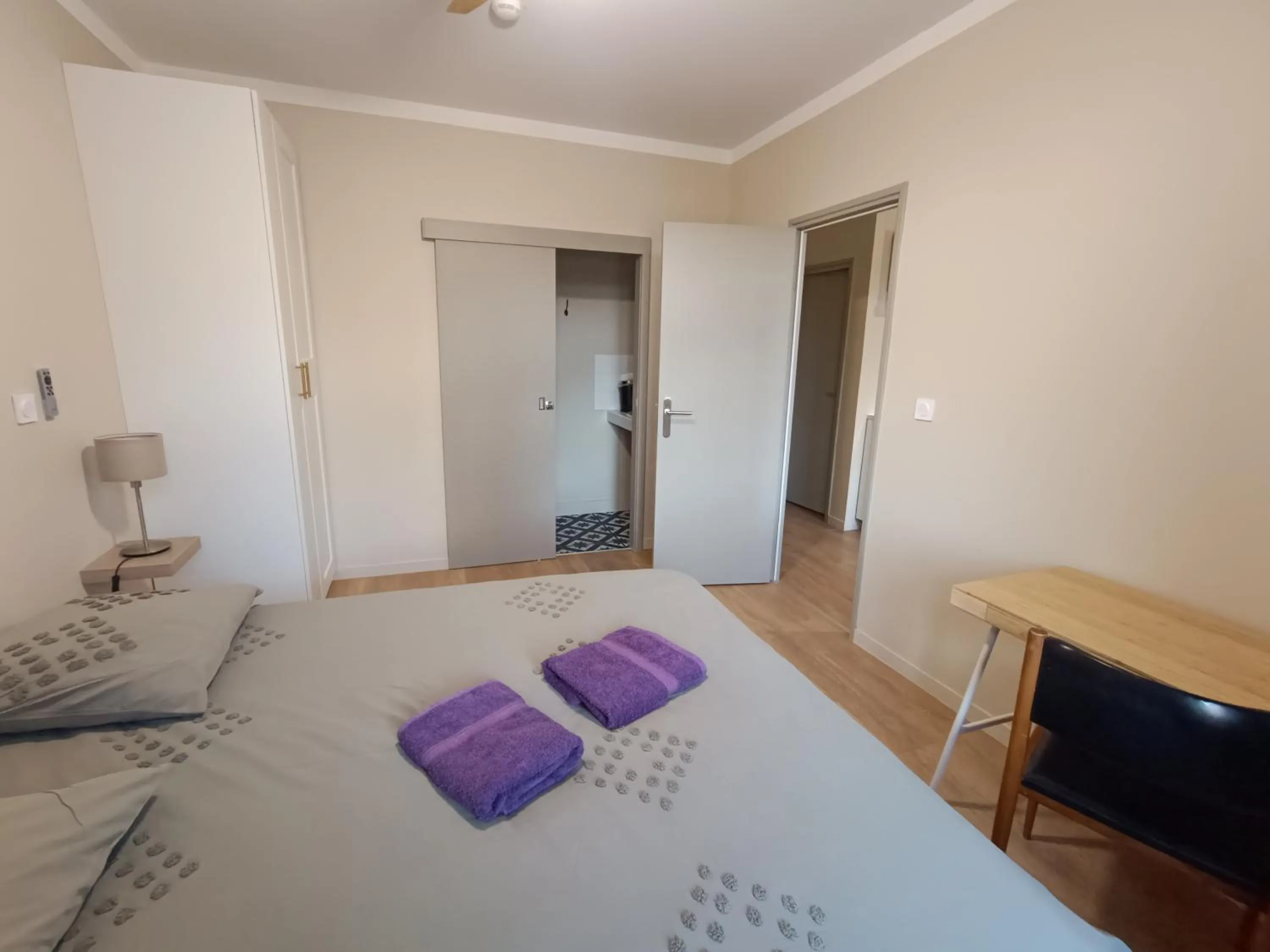 Bedroom, Bed in Gîte d'étape et de groupe du Clos Saint Roch
