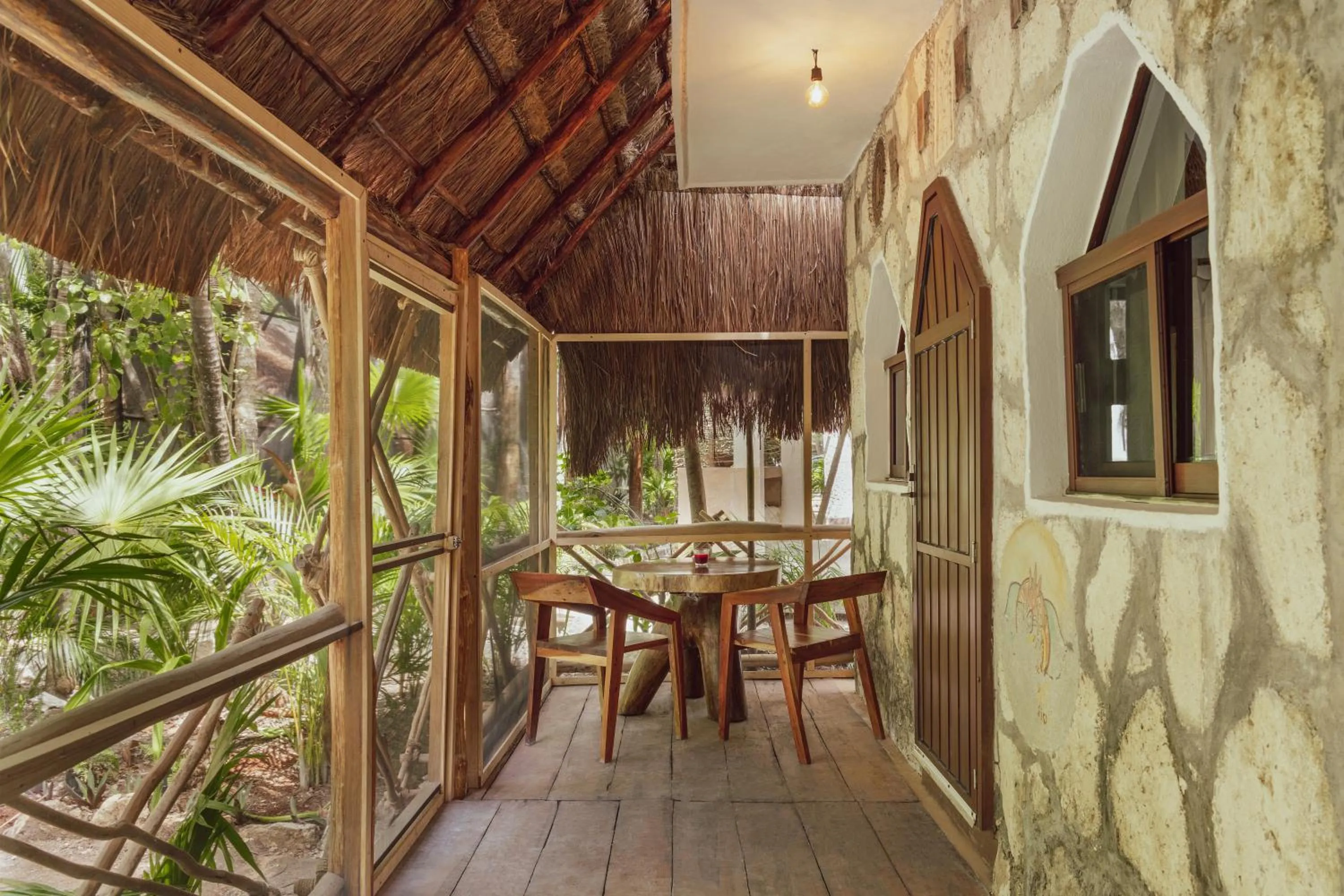 Patio in Yaxchen Tulum Cabañas & Cenote