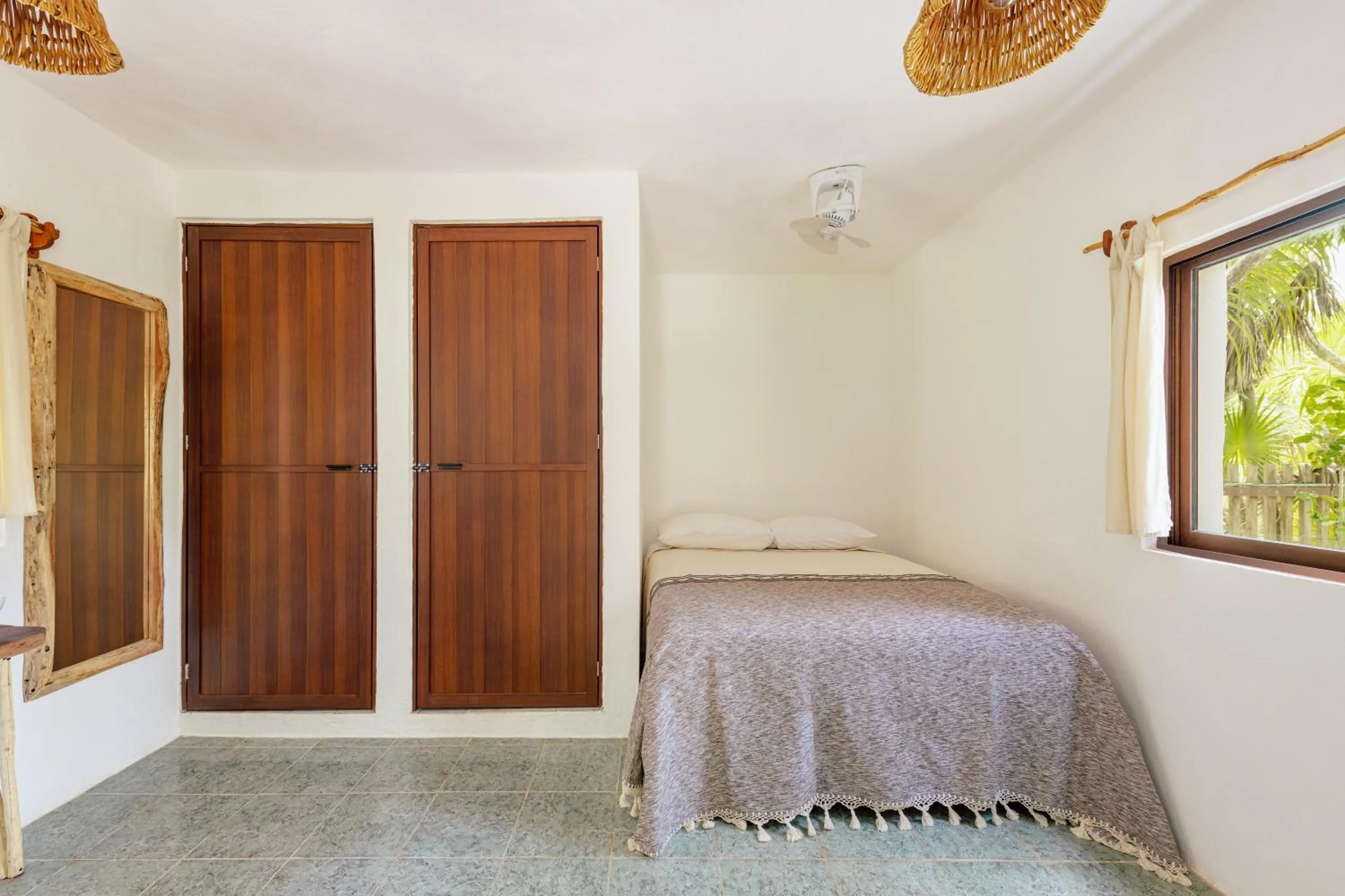 Bed in Yaxchen Tulum Cabañas & Cenote