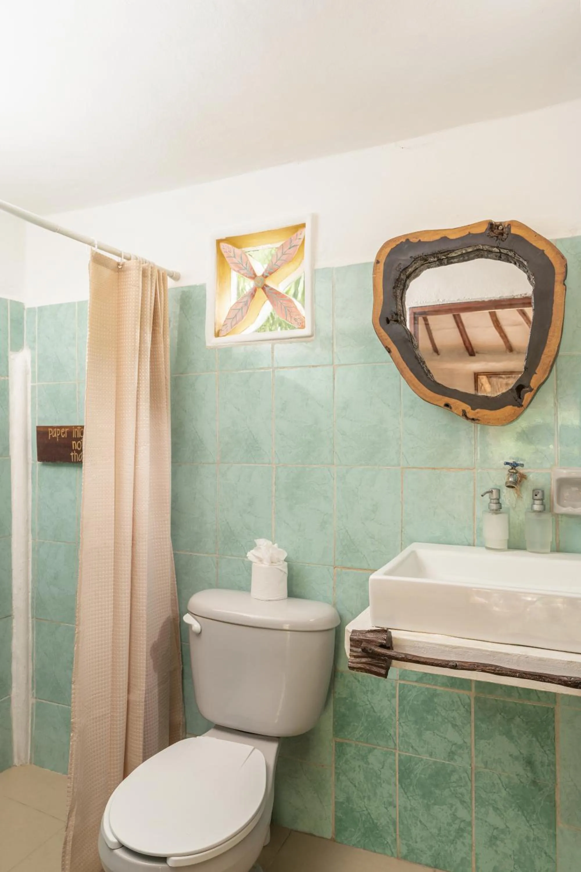 Bathroom in Yaxchen Tulum Cabañas & Cenote