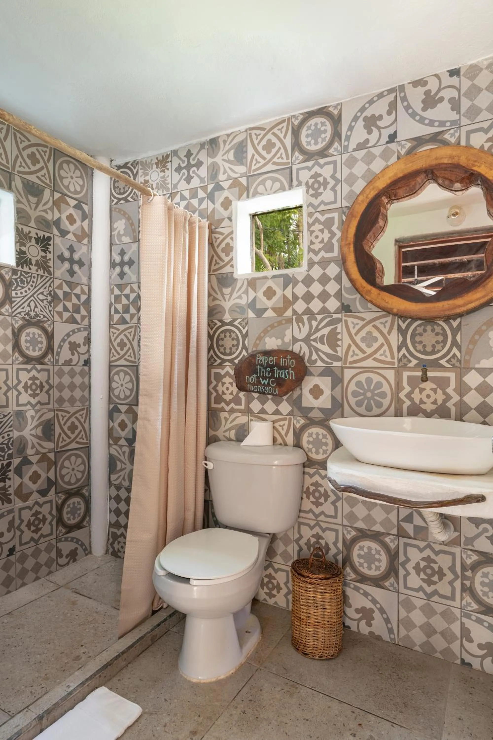 Shower in Yaxchen Tulum Cabañas & Cenote