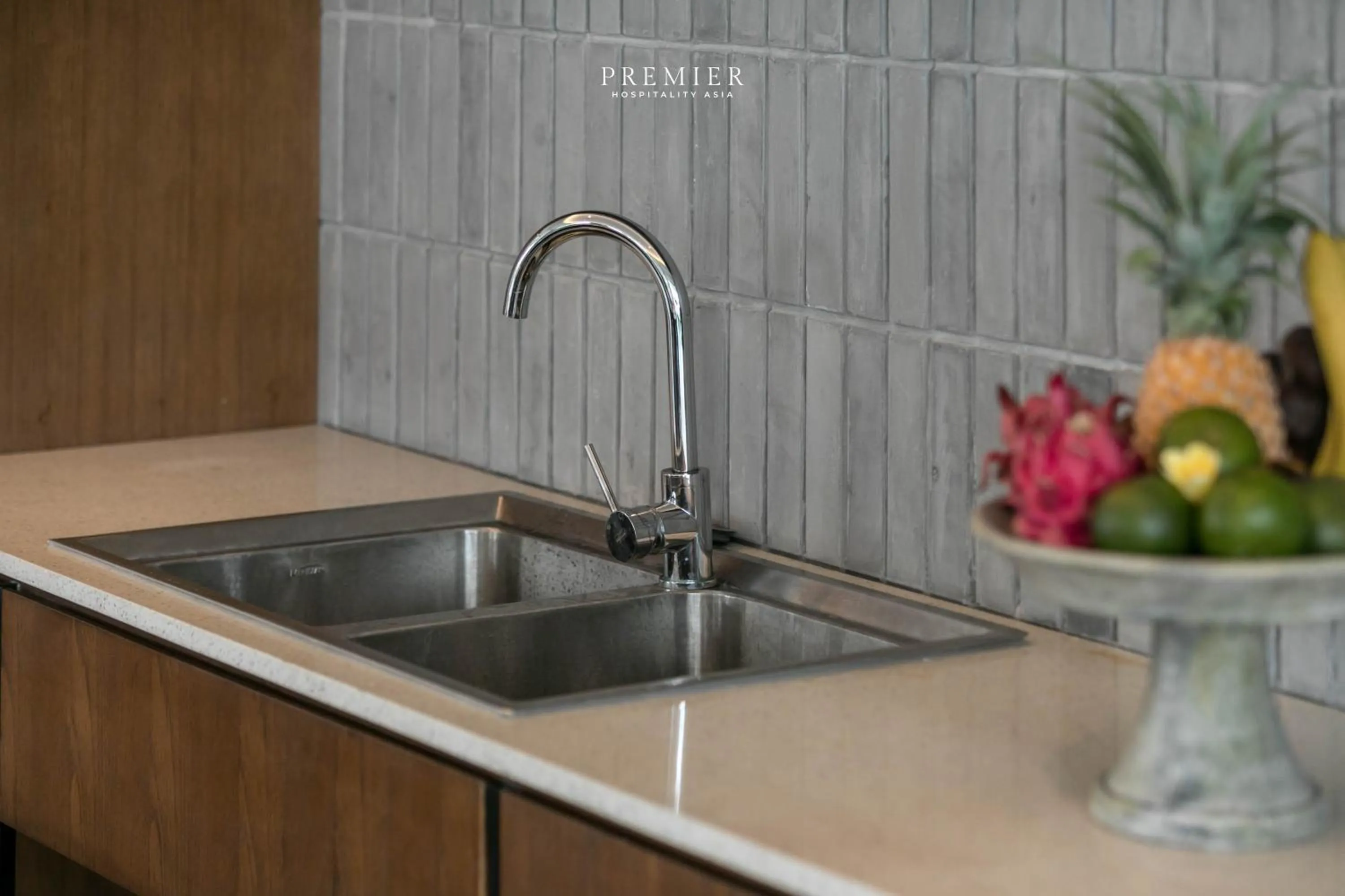 Kitchen or kitchenette in Villa Daun 3 Canggu by Premier Hospitality Asia