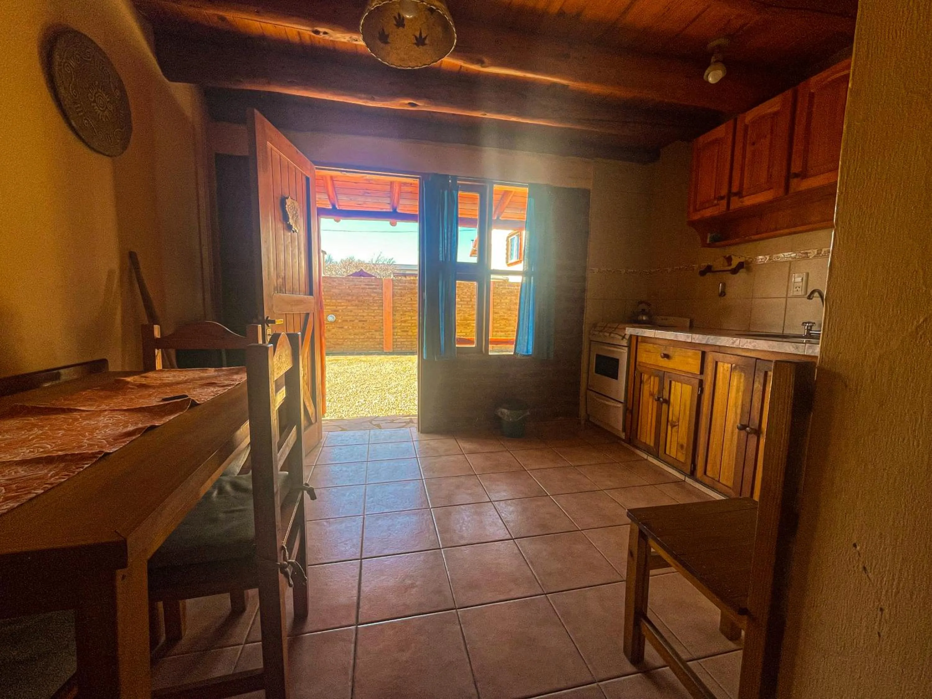 Living room in Cabañas Clarita