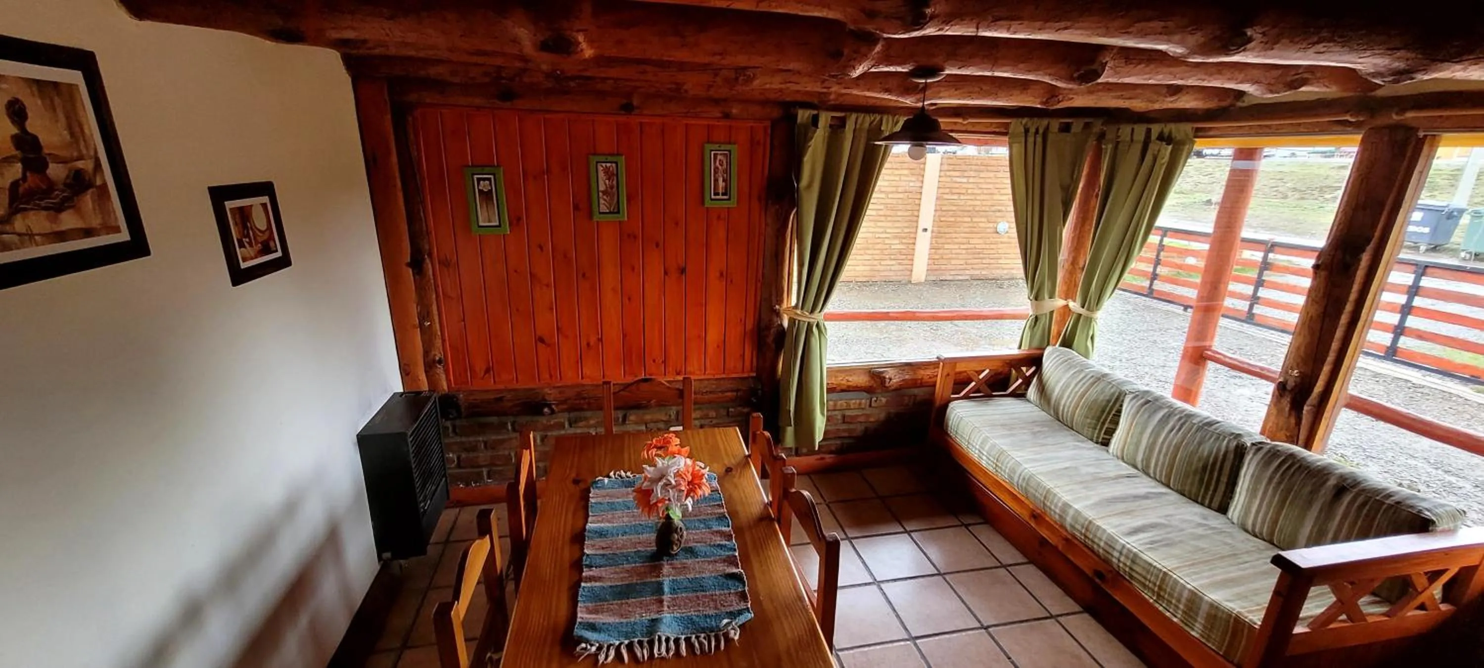 Living room in Cabañas Clarita