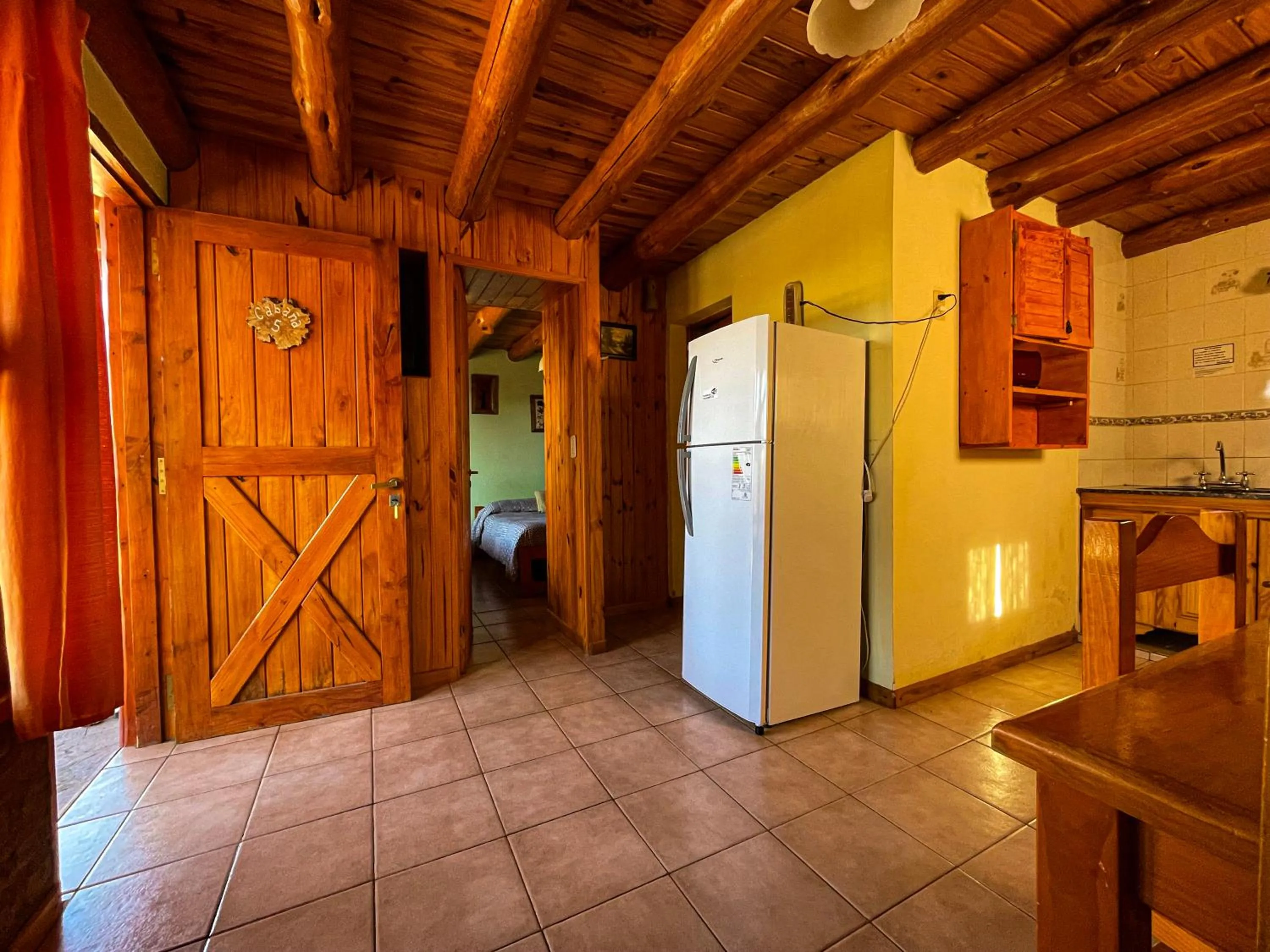 Living room in Cabañas Clarita