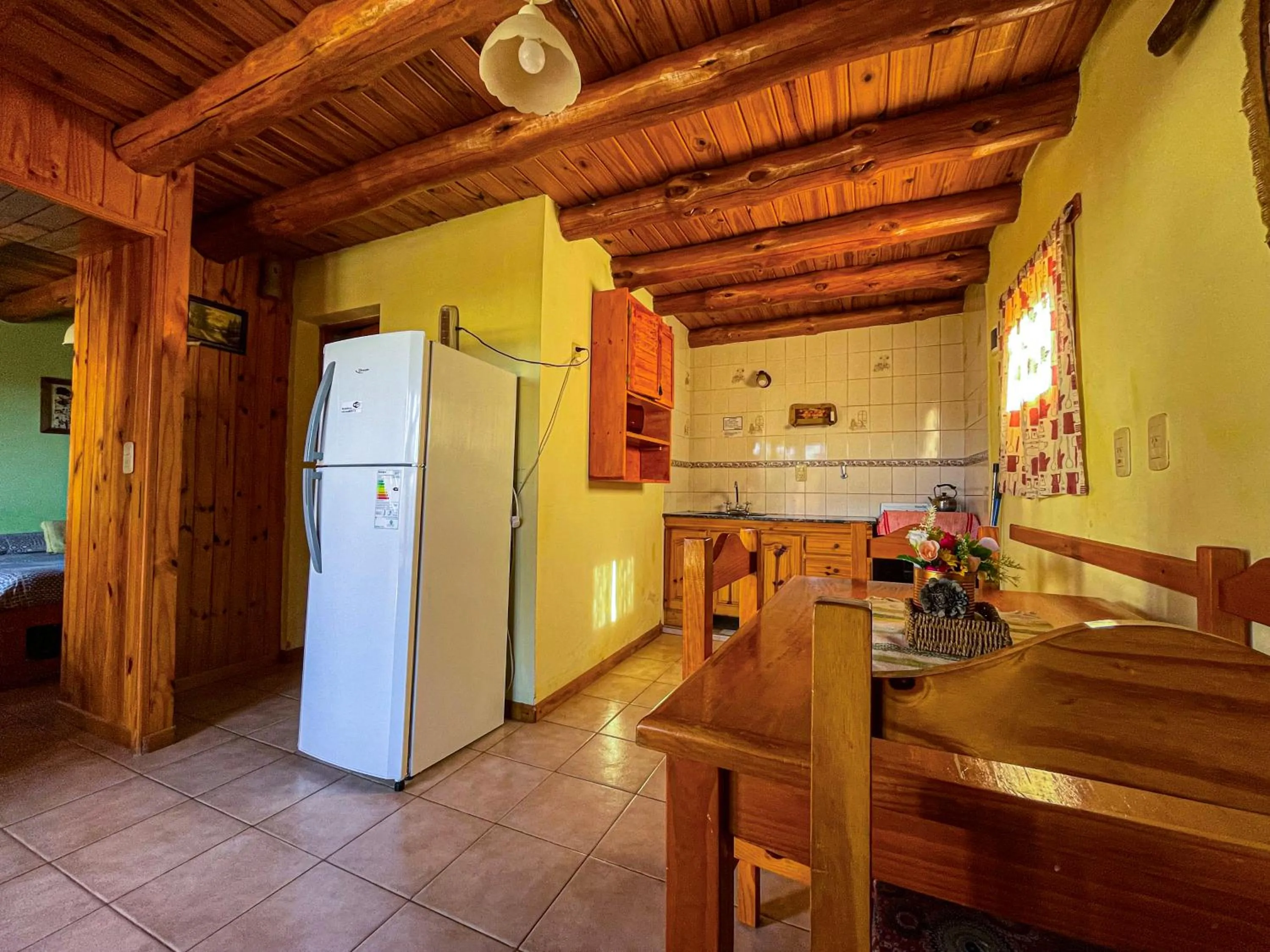 Living room in Cabañas Clarita
