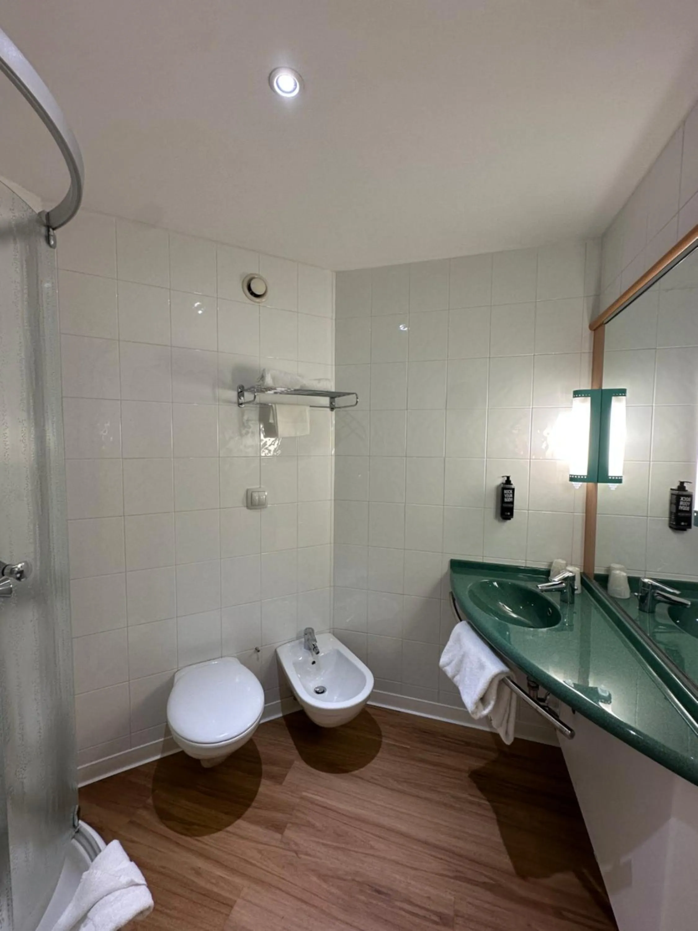 Shower in Ibis Roma Fiera