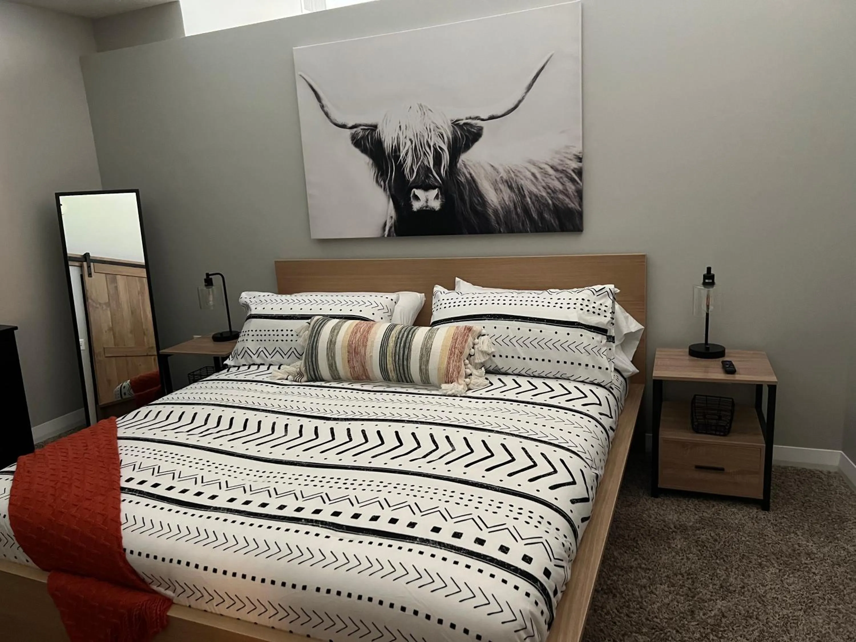 Bedroom, Bed in Downtown Norfolk Loft