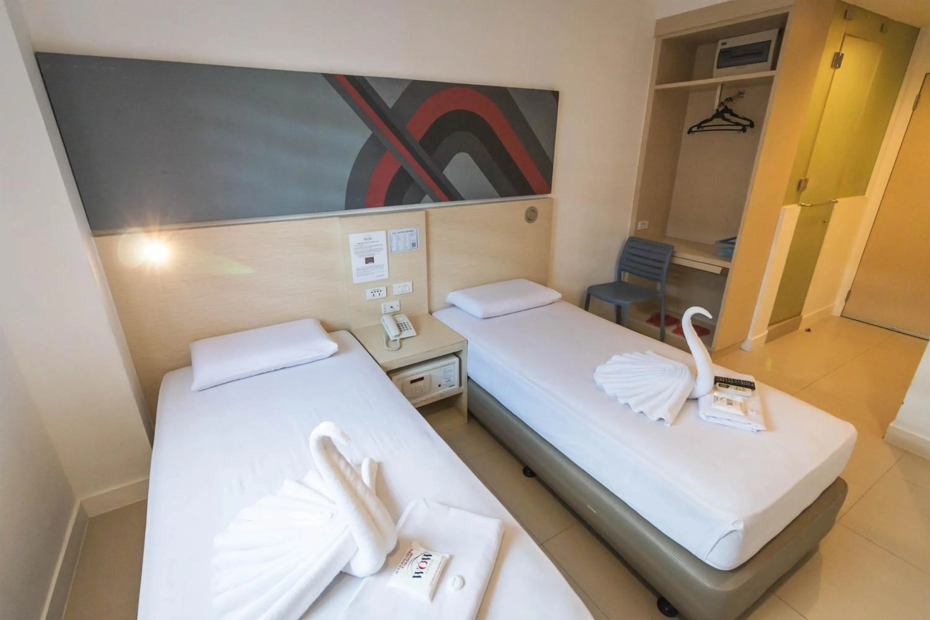 Bed in Wow Budget Hotel Cubao