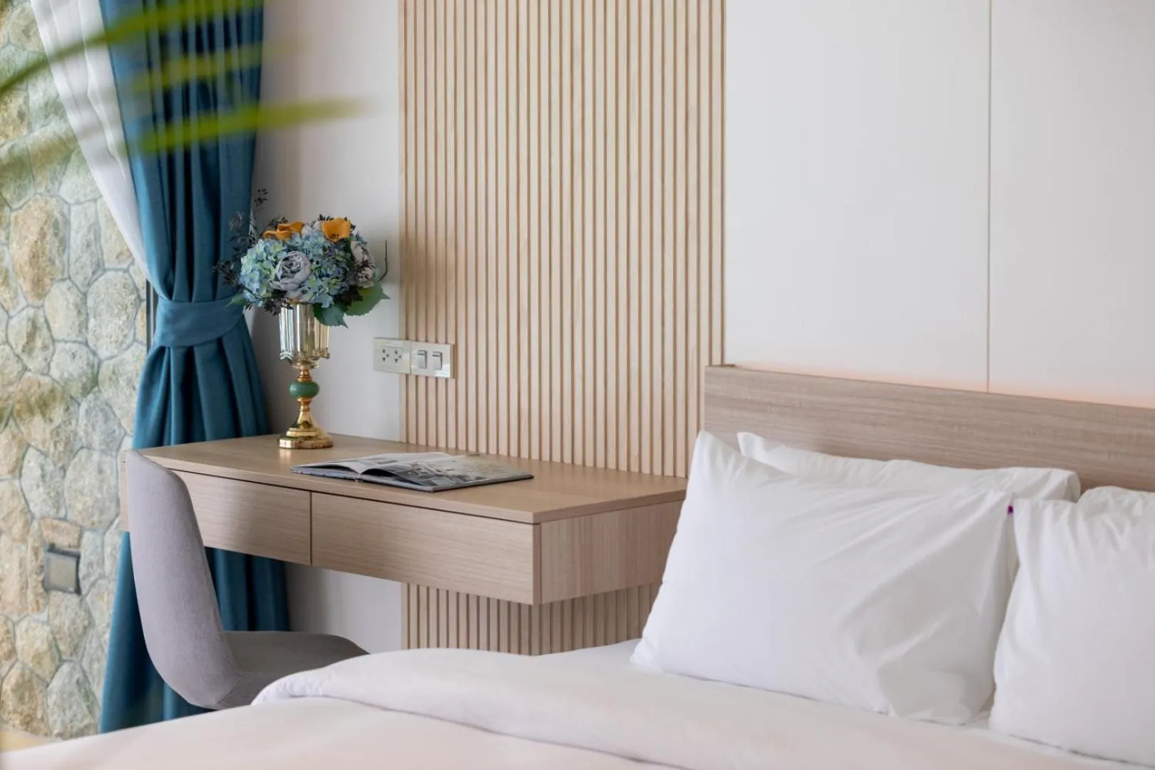 Seating area, Bed in Villa The Wave 2 Residence