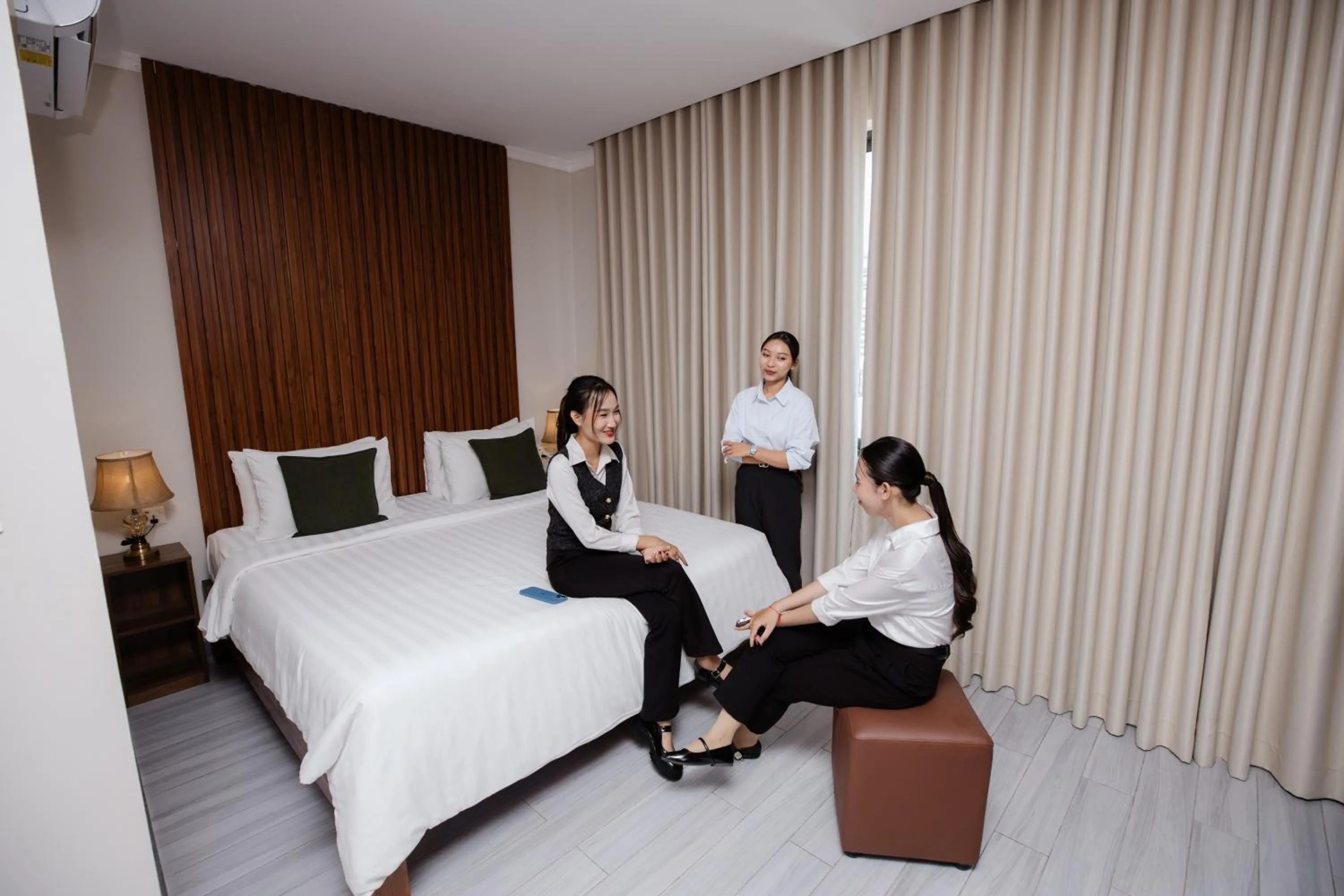 Bed in The ONRA Hotel