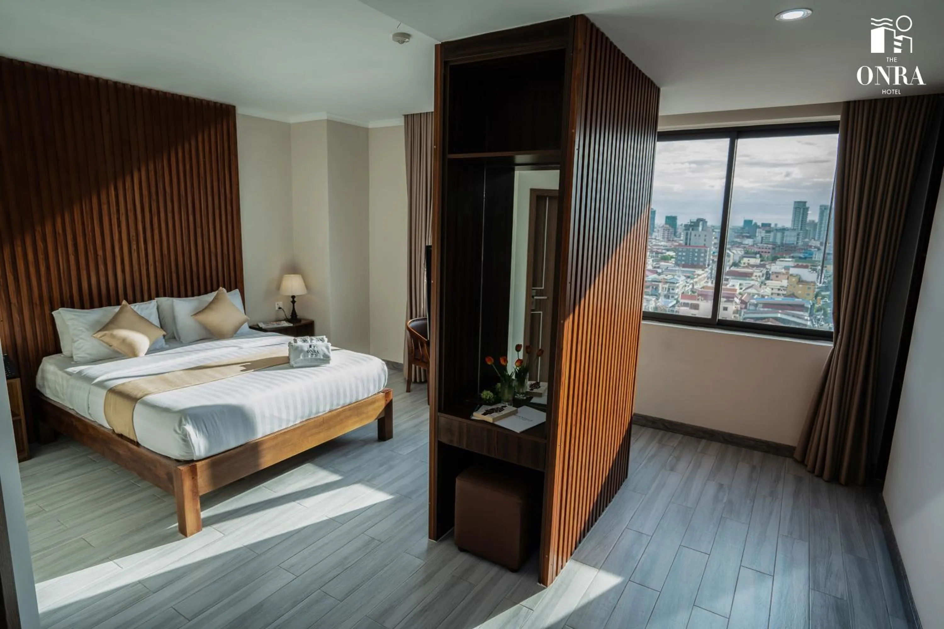 Bed in The ONRA Hotel