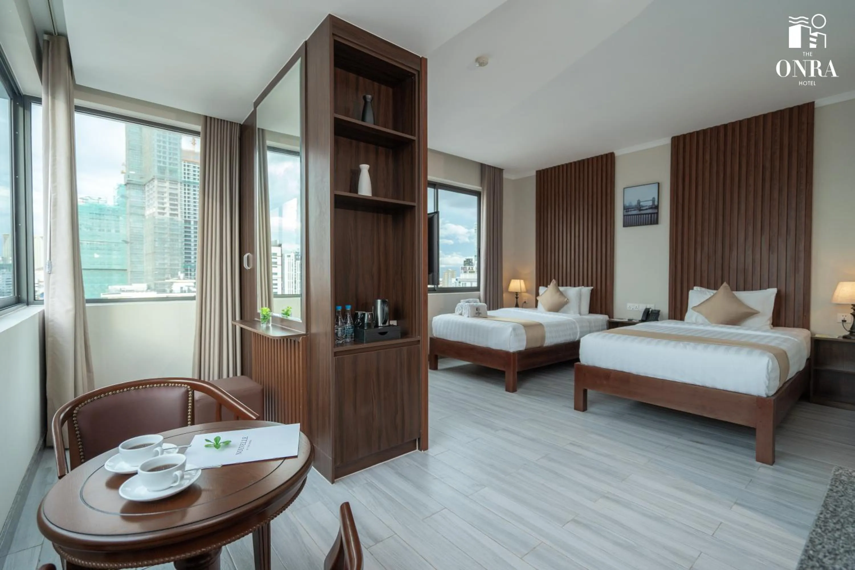 Bed in The ONRA Hotel