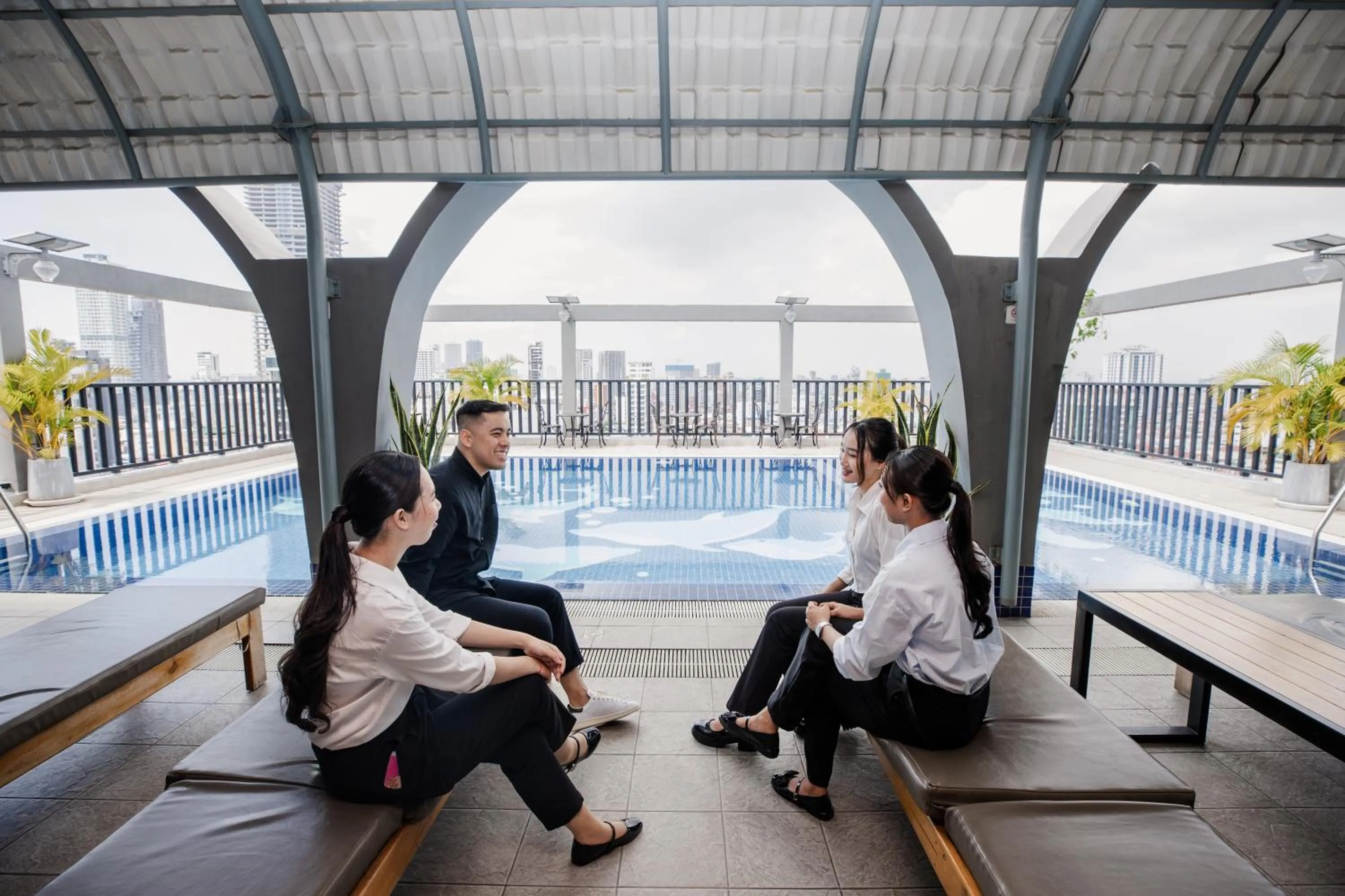 People in The ONRA Hotel