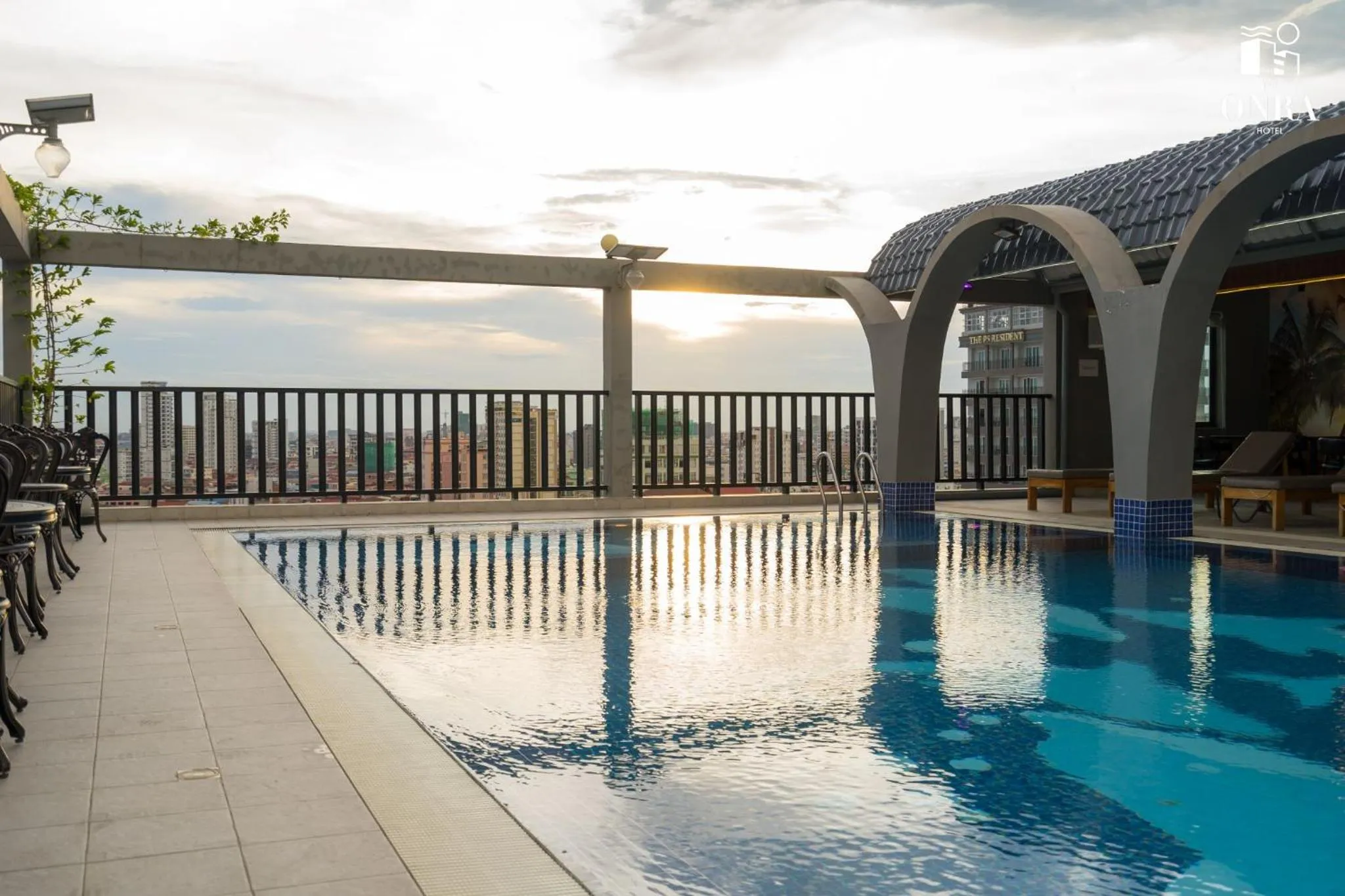 Swimming pool in The ONRA Hotel
