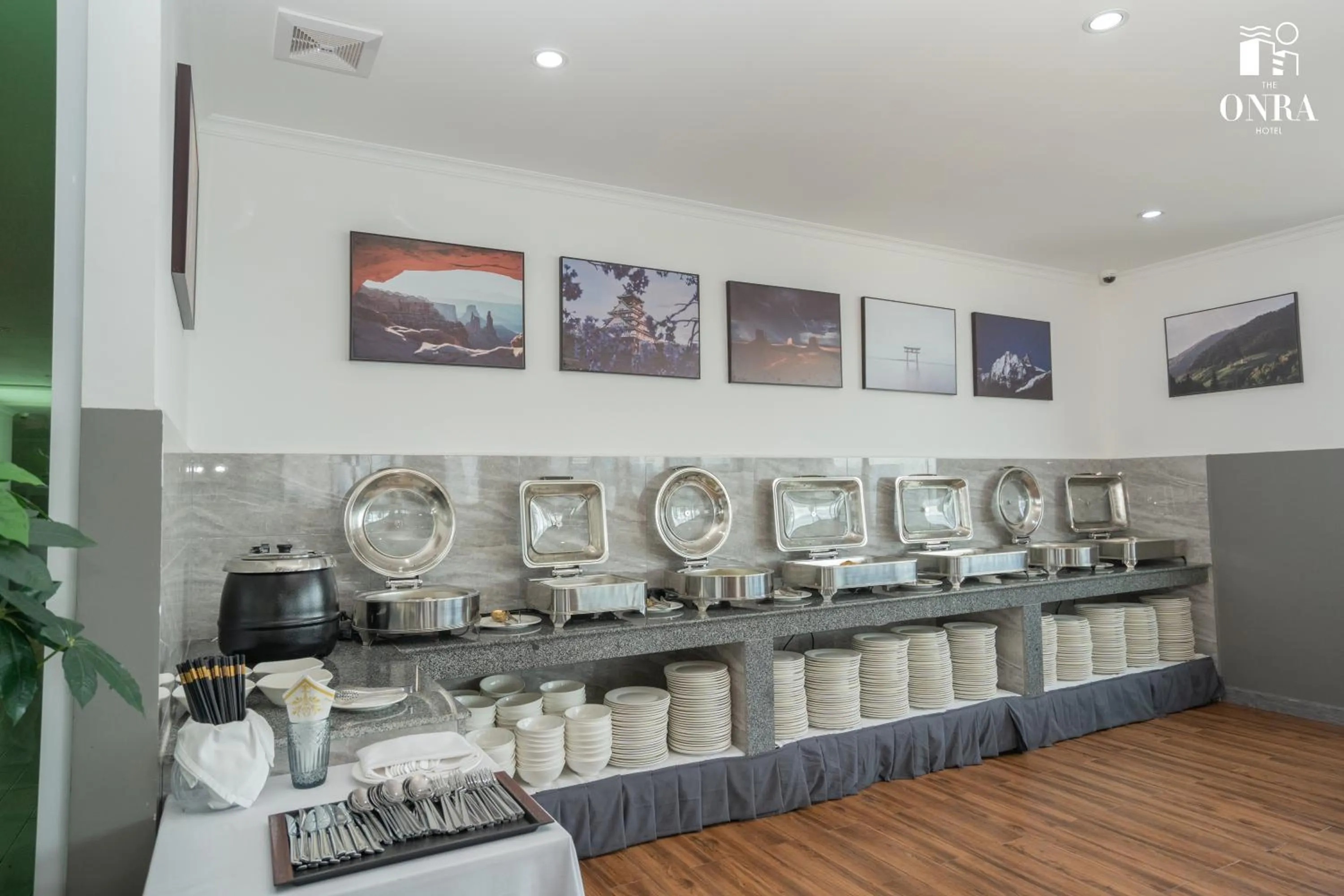 Continental breakfast in The ONRA Hotel